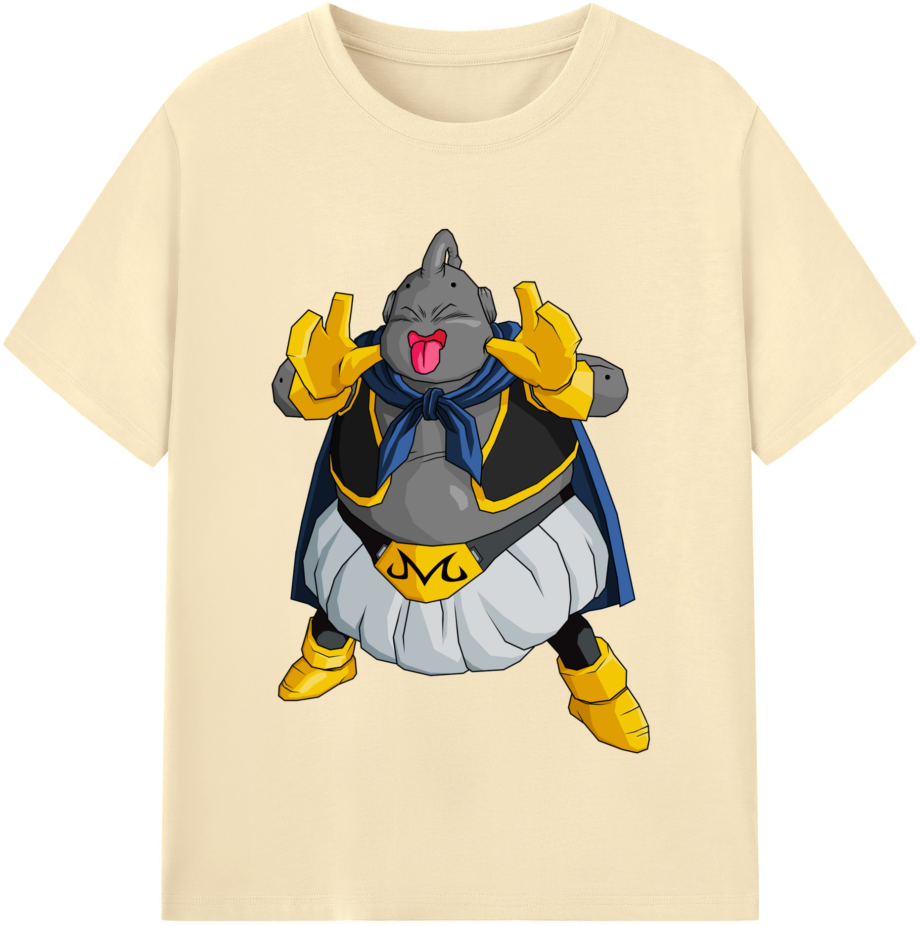 （画像用） ドラゴンボール 魔人ブウ DRAGON BALL Majin Buu 綿100％半袖Tシャツ（フロントプリント）