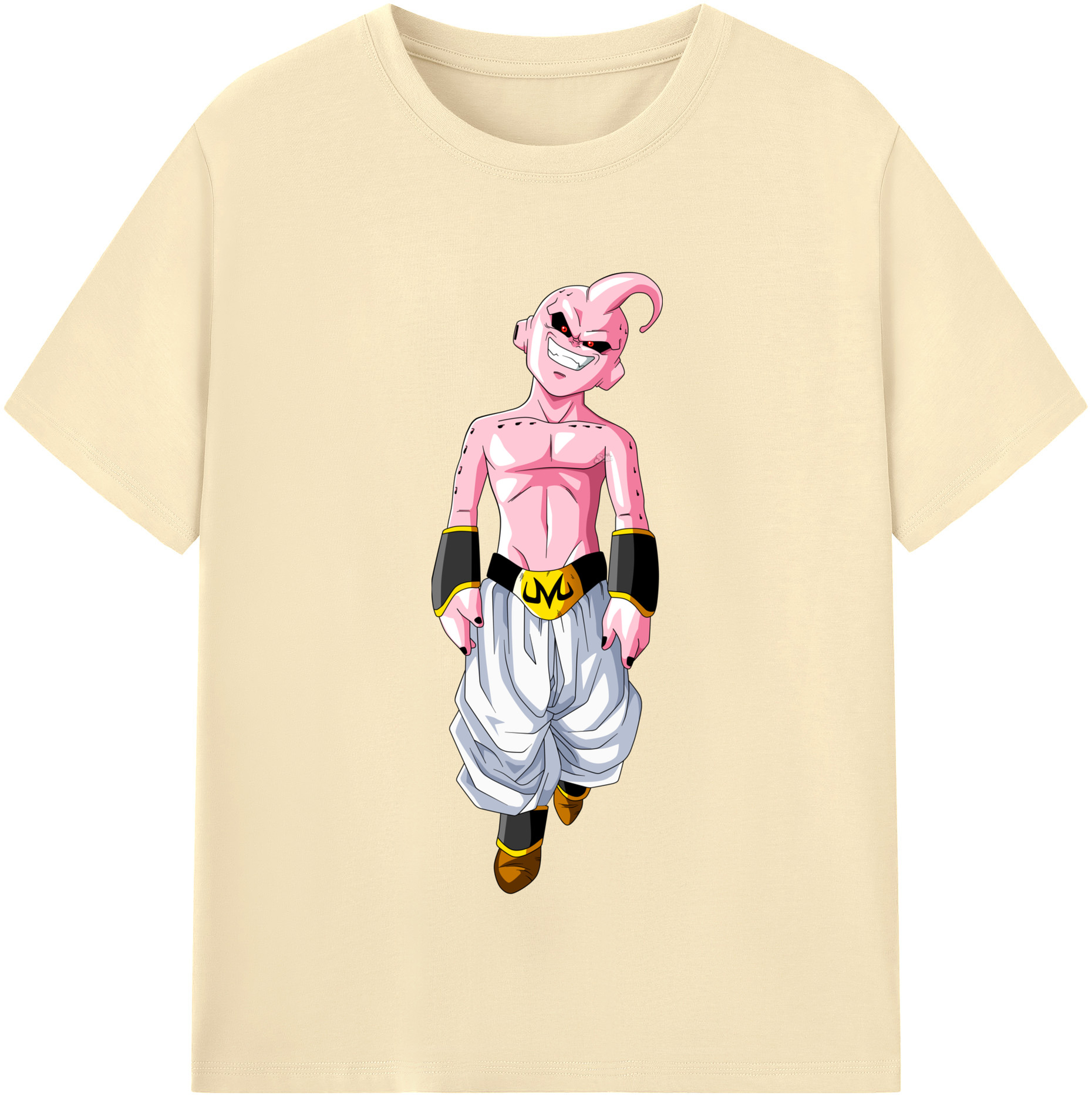 （画像用） ドラゴンボール 魔人ブウ DRAGON BALL Majin Buu 綿100％半袖Tシャツ（フロントプリント）