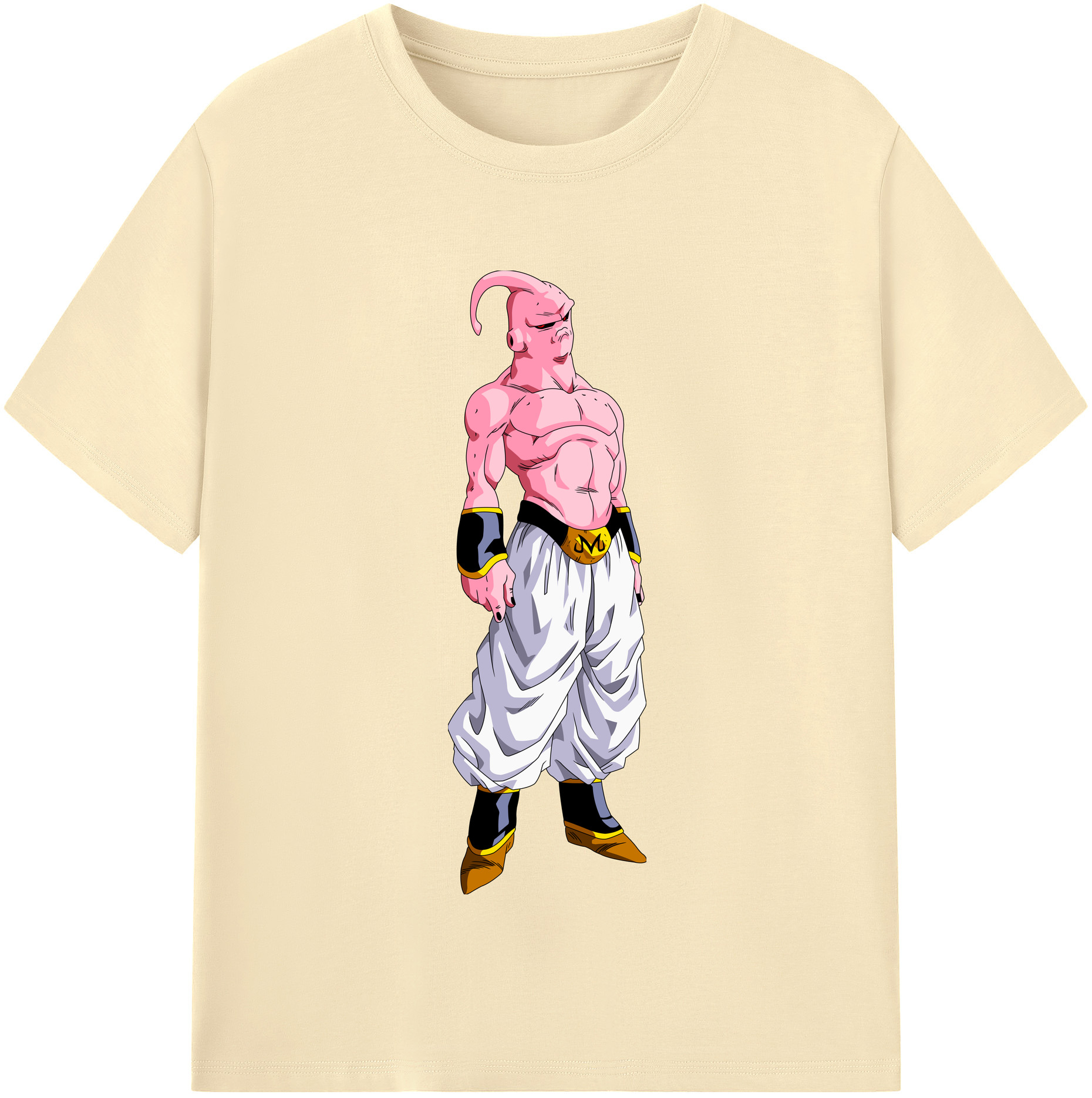 （画像用） ドラゴンボール 魔人ブウ DRAGON BALL Majin Buu 綿100％半袖Tシャツ（フロントプリント）
