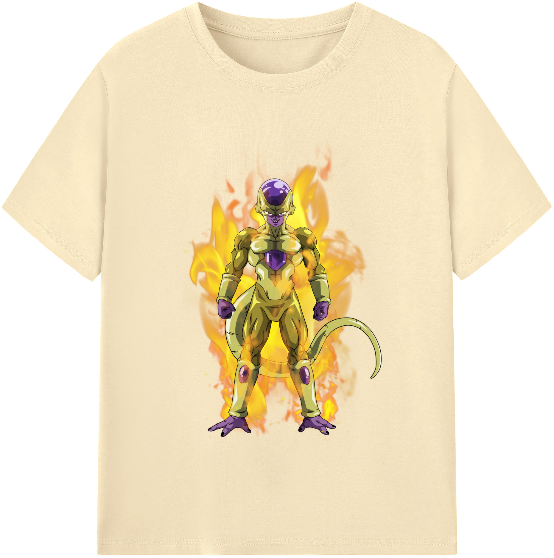 （画像用） ドラゴンボール フリーザ DRAGON BALL Frieza 綿100％半袖Tシャツ（フロントプリント）