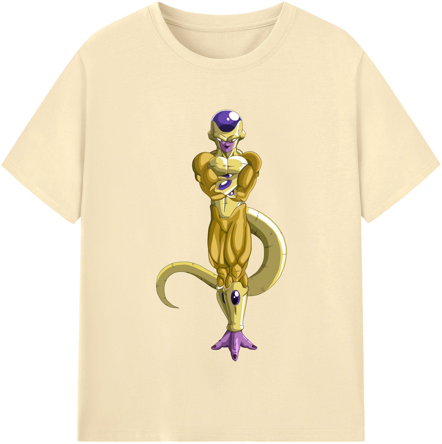 （画像用） ドラゴンボール フリーザ DRAGON BALL Frieza 綿100％半袖Tシャツ（フロントプリント）