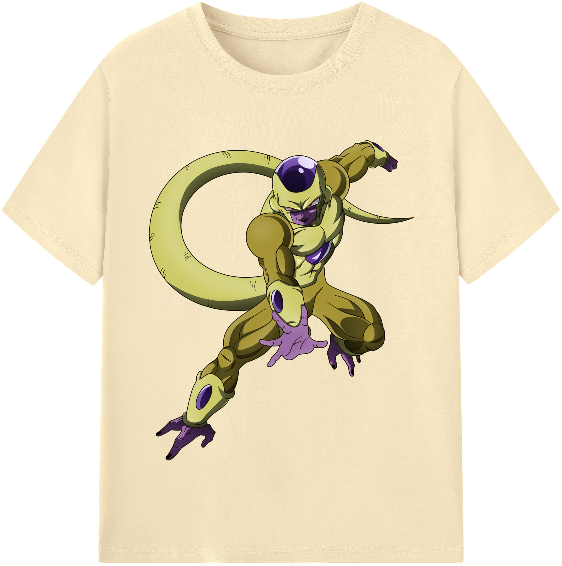 （画像用） ドラゴンボール フリーザ DRAGON BALL Frieza 綿100％半袖Tシャツ（フロントプリント）