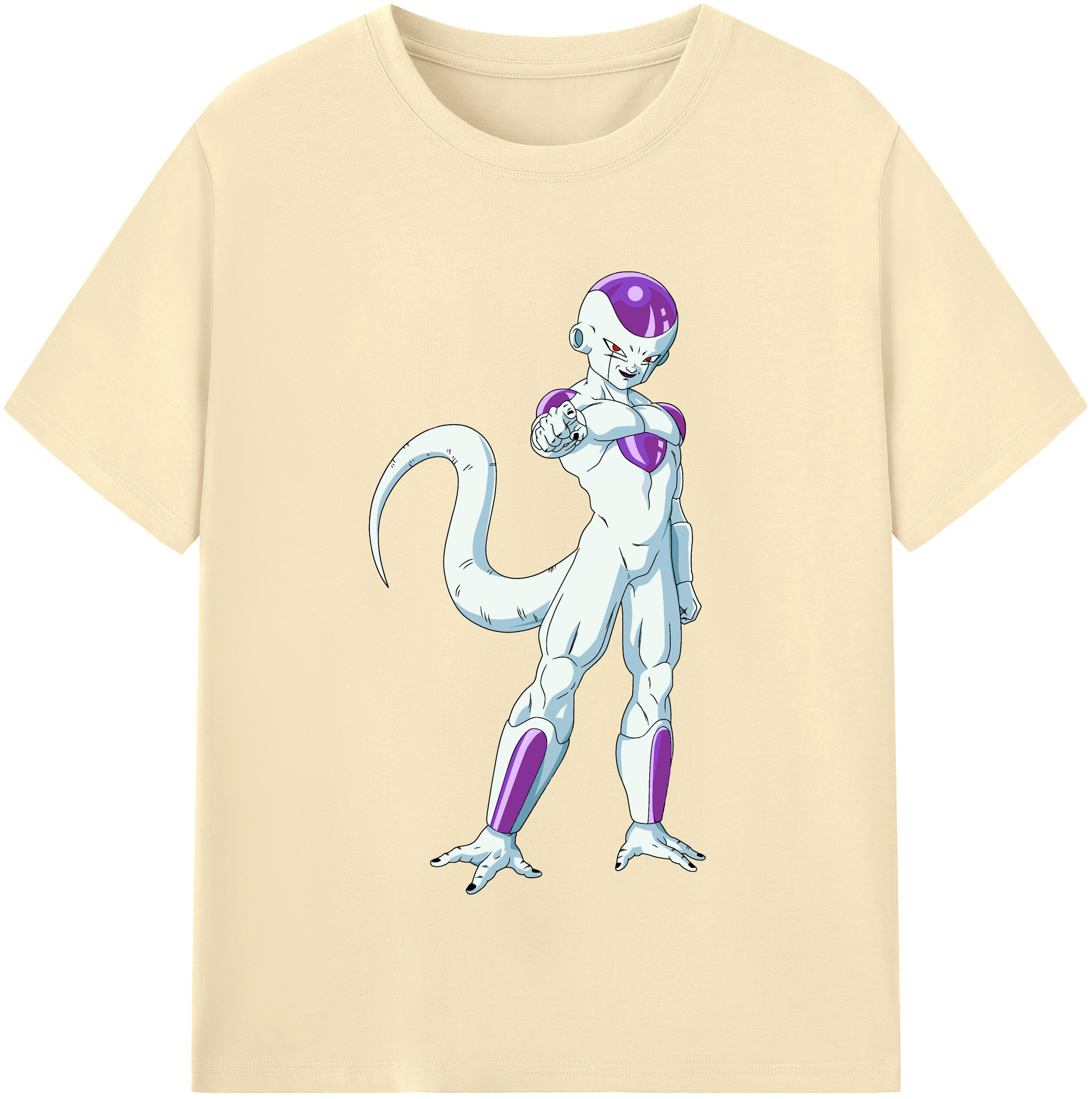 （画像用） ドラゴンボール フリーザ DRAGON BALL Frieza 綿100％半袖Tシャツ（フロントプリント）