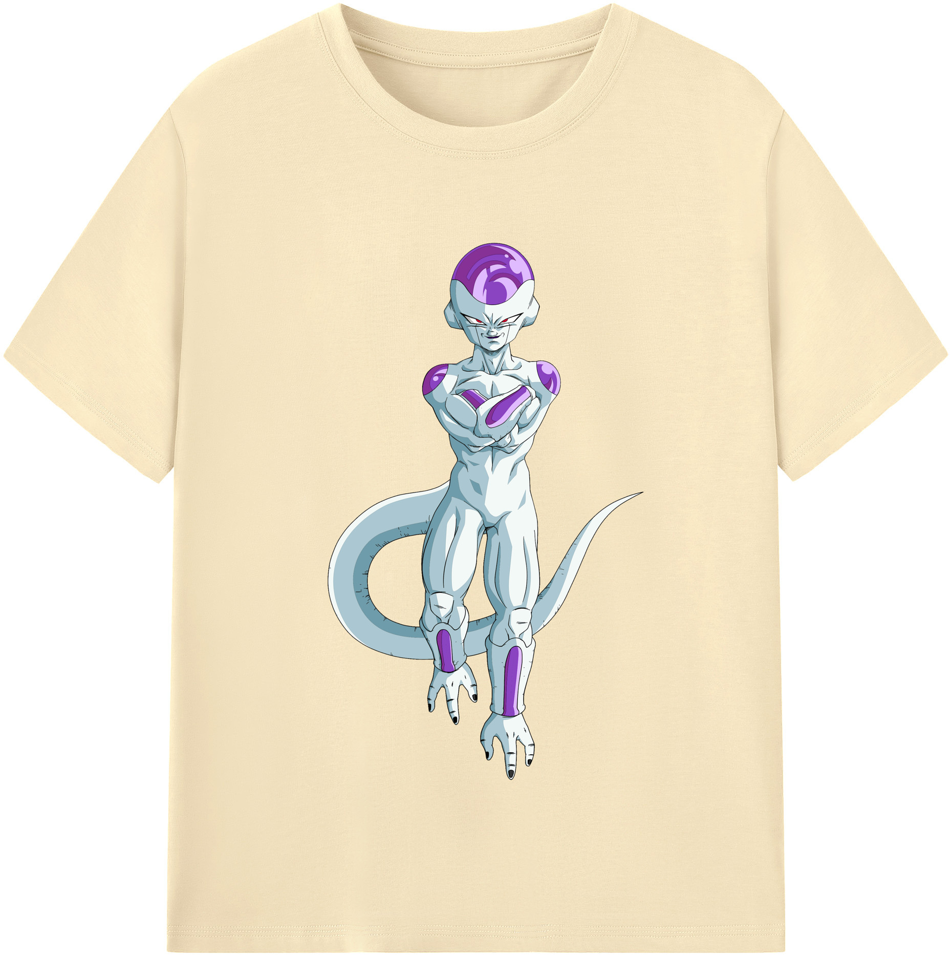 （画像用） ドラゴンボール フリーザ DRAGON BALL Frieza 綿100％半袖Tシャツ（フロントプリント）
