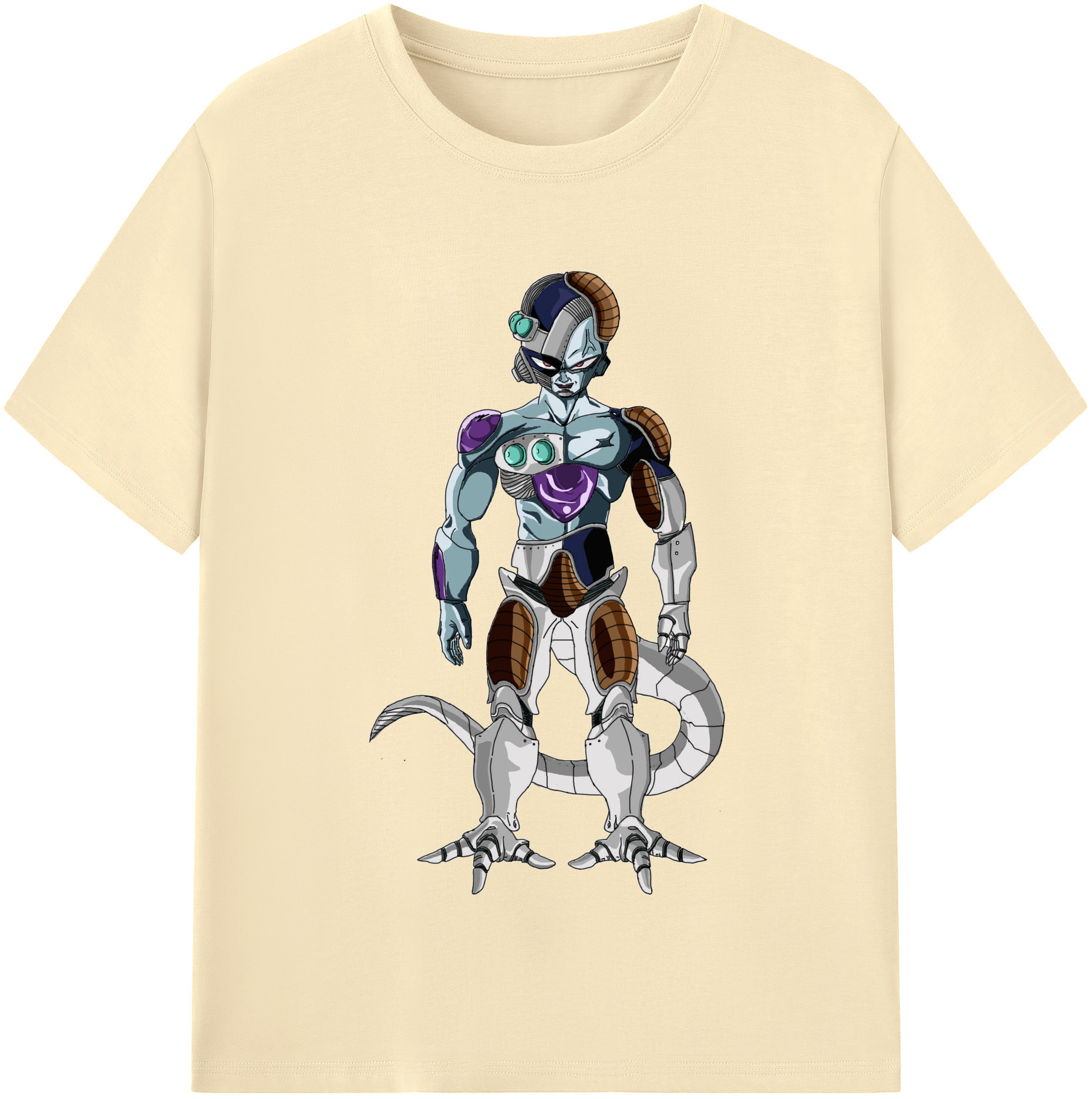 （画像用） ドラゴンボール クウラ DRAGON BALL Cooler Coora 綿100％半袖Tシャツ（フロントプリント）