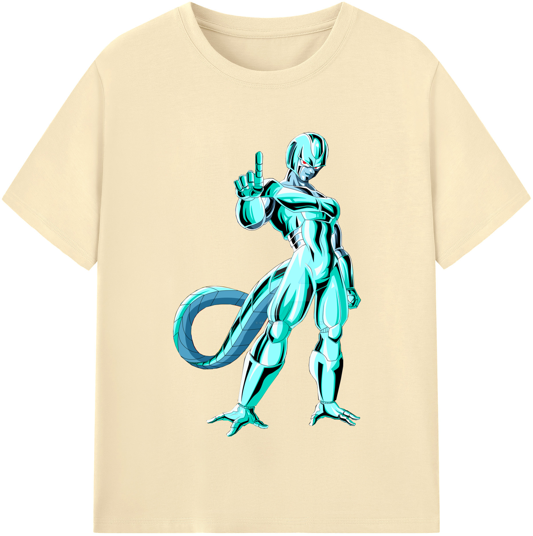 （画像用） ドラゴンボール クウラ DRAGON BALL Cooler Coora 綿100％半袖Tシャツ（フロントプリント）