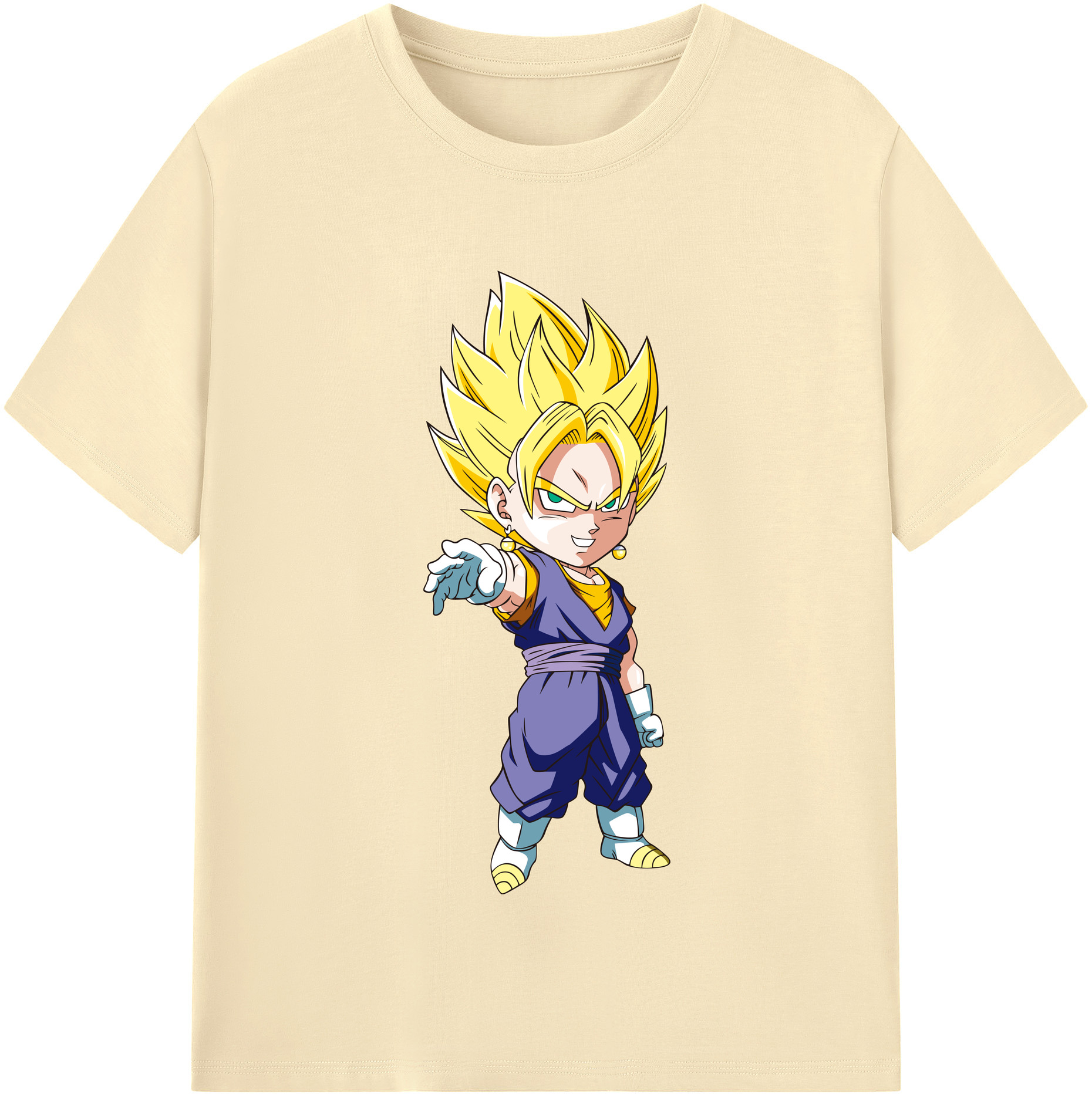 （画像用） ドラゴンボール ベジット DRAGON BALL Vegetto 綿100％半袖Tシャツ（フロントプリント）
