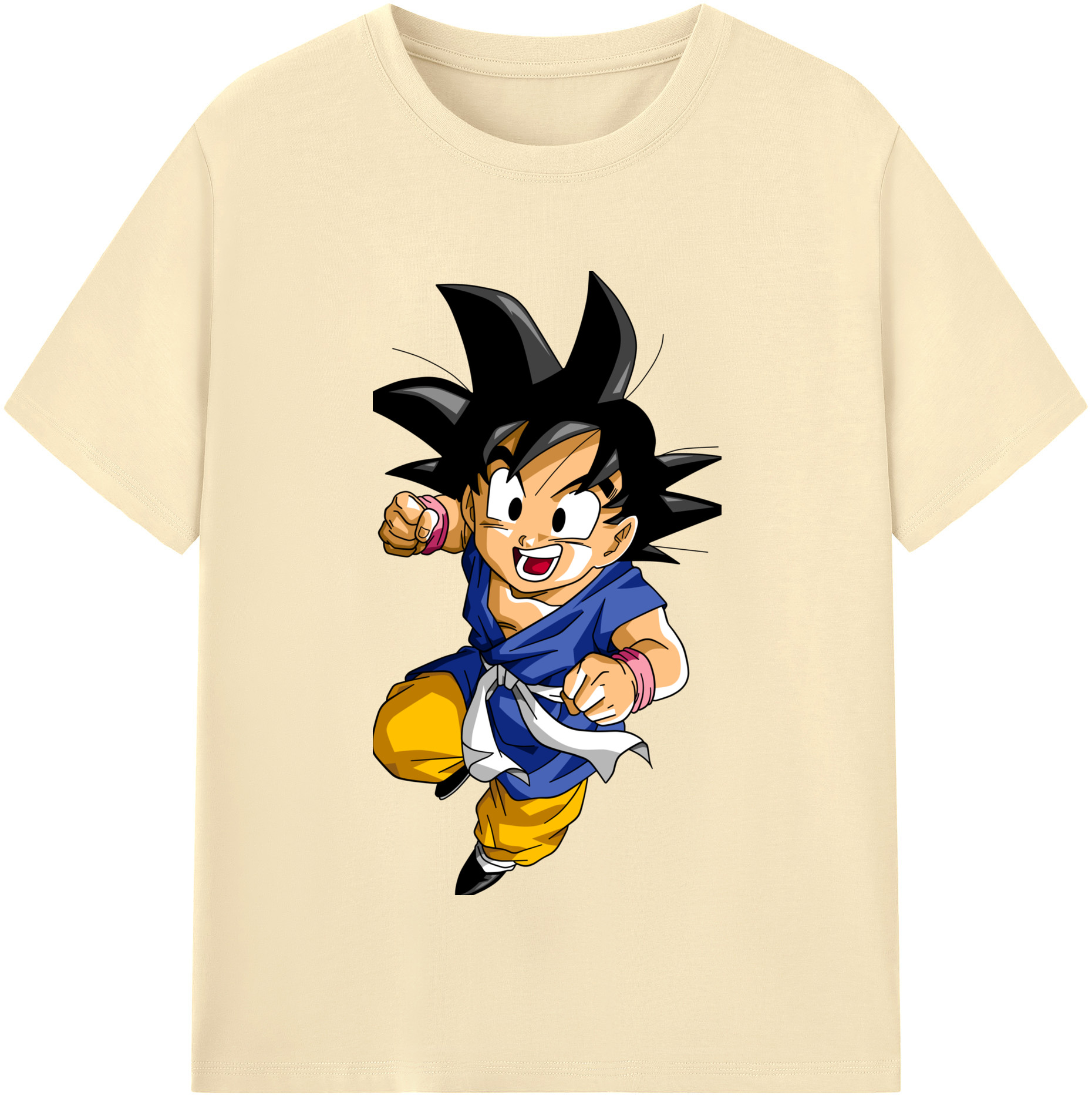 （画像用） ドラゴンボール 孫悟天 そん ごてん DRAGON BALL Son Goten 綿100％半袖Tシャツ（フロントプリント）