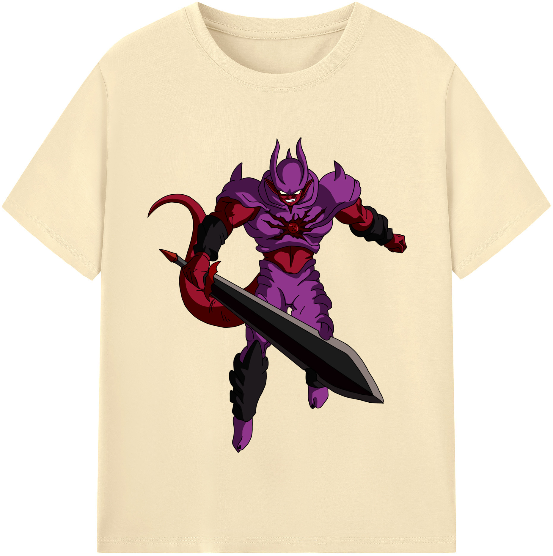 （画像用） ドラゴンボール ジャネンバ DRAGON BALL Janemba 綿100％半袖Tシャツ（フロントプリント）