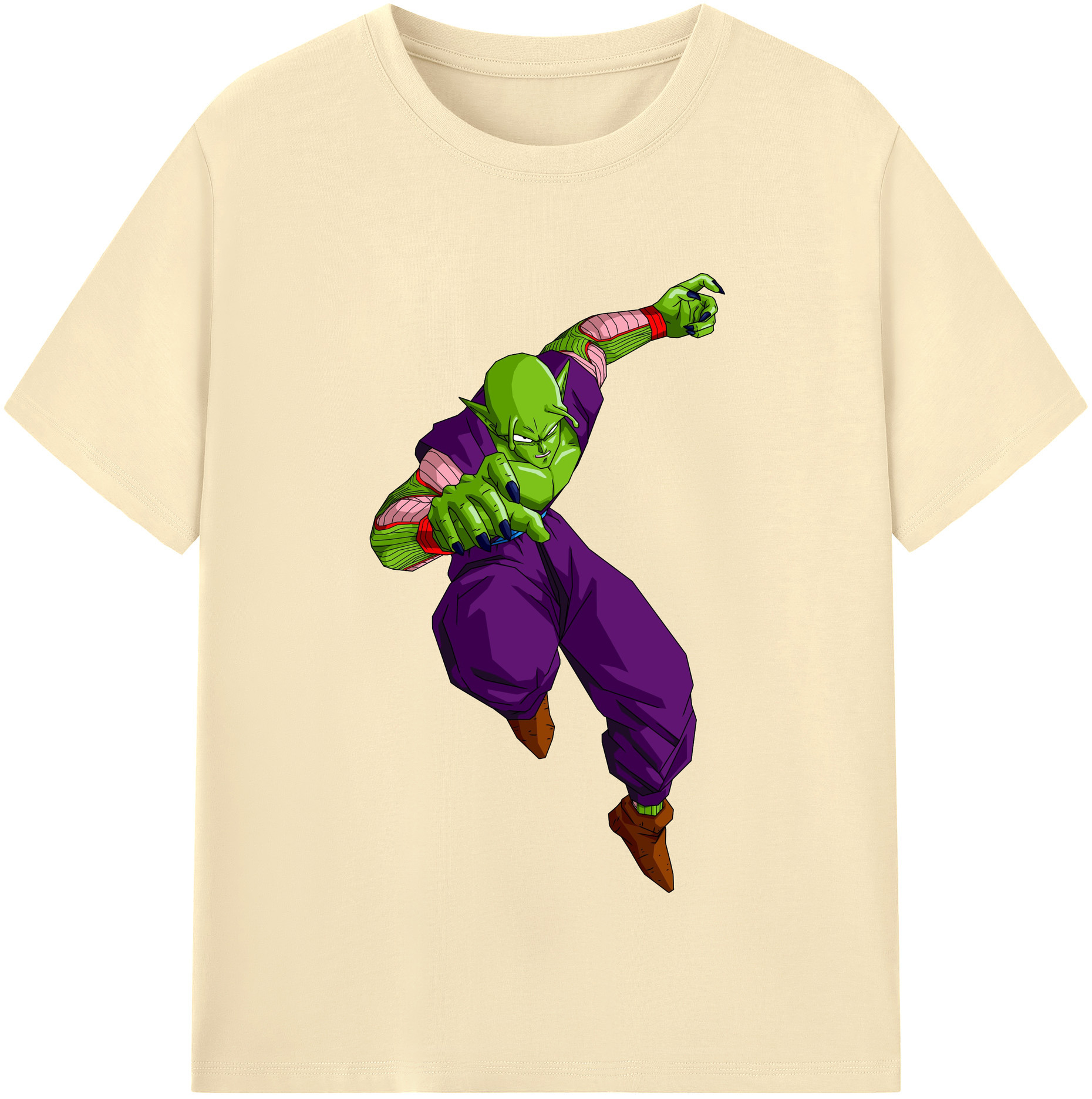 （画像用） ドラゴンボール ピッコロ DRAGON BALL Piccolo 綿100％半袖Tシャツ（フロントプリント）