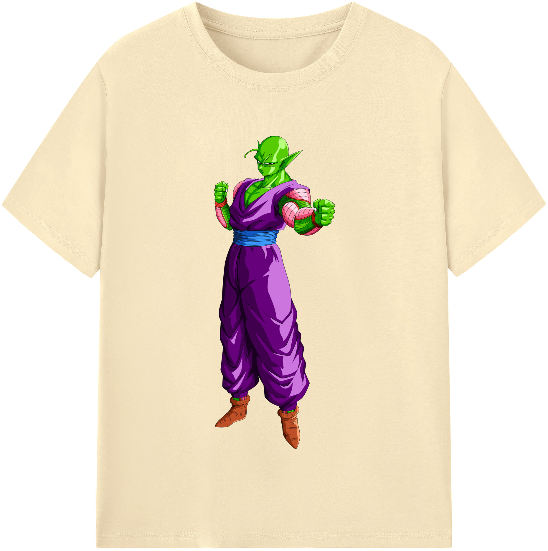 （画像用） ドラゴンボール ピッコロ DRAGON BALL Piccolo 綿100％半袖Tシャツ（フロントプリント）