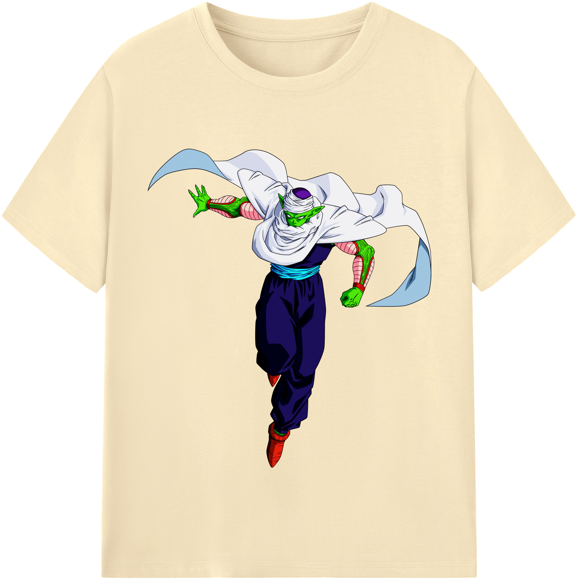 （画像用） ドラゴンボール ピッコロ DRAGON BALL Piccolo 綿100％半袖Tシャツ（フロントプリント）