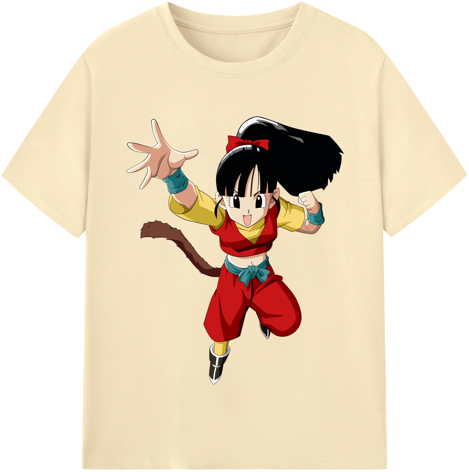 （画像用） ドラゴンボール パン DRAGON BALL Pan 綿100％半袖Tシャツ（フロントプリント）