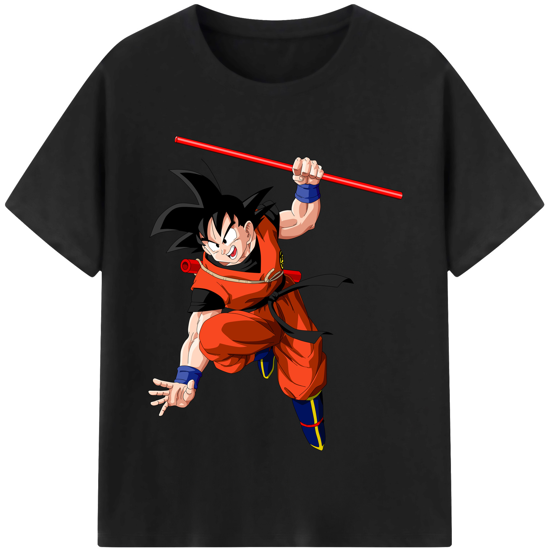 （画像用） ドラゴンボール 孫悟空（そん ごくう）Son Goku カカロット DRAGON BALL Kakarotto 綿100％半袖Tシャツ（フロントプリント）