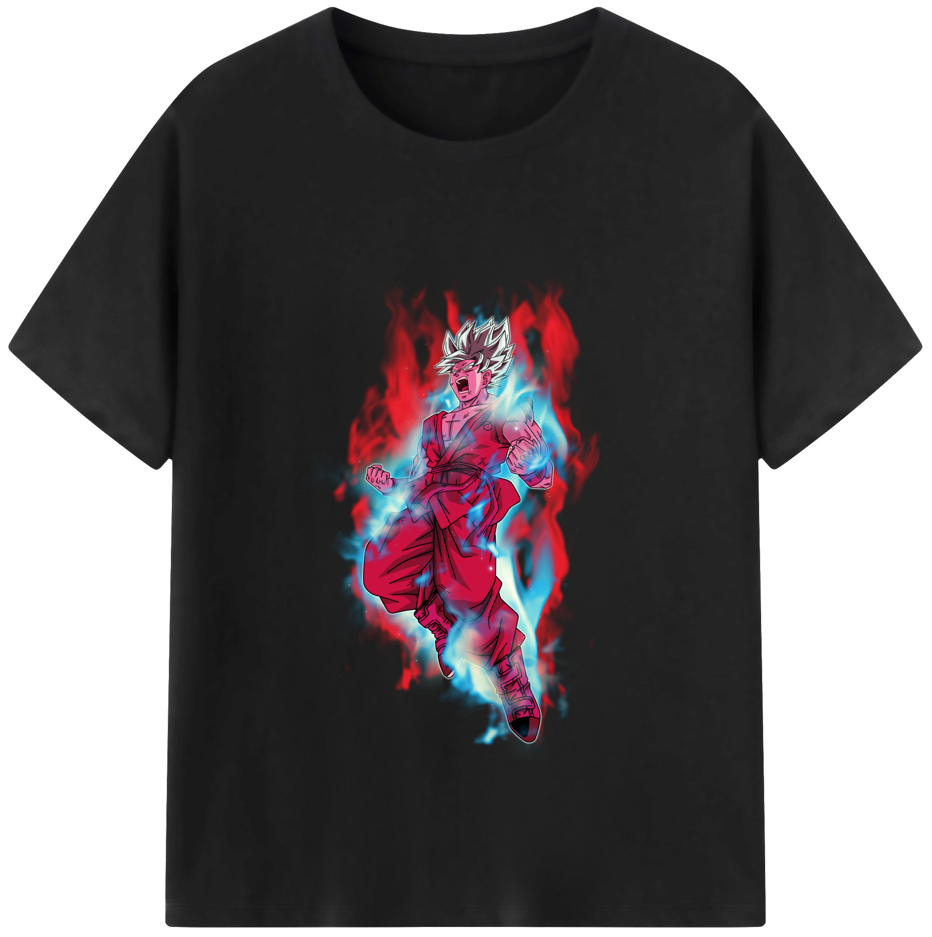 （画像用） ドラゴンボール 孫悟空（そん ごくう）Son Goku カカロット DRAGON BALL Kakarotto 綿100％半袖Tシャツ（フロントプリント）