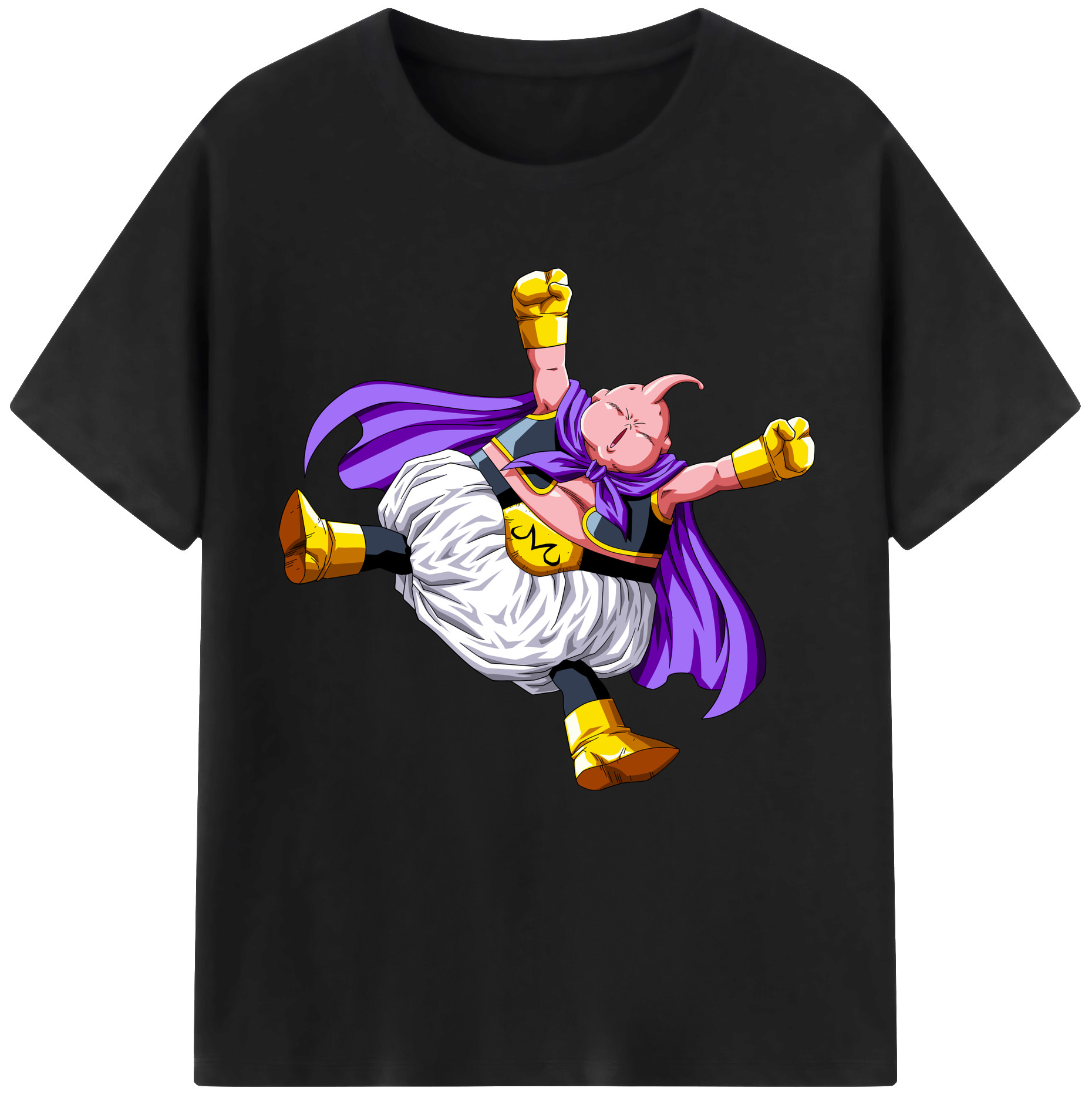 （画像用） ドラゴンボール 魔人ブウ DRAGON BALL Majin Buu 綿100％半袖Tシャツ（フロントプリント）