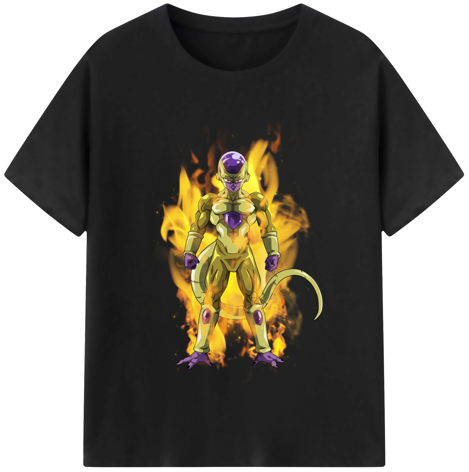 （画像用） ドラゴンボール フリーザ DRAGON BALL Frieza 綿100％半袖Tシャツ（フロントプリント）
