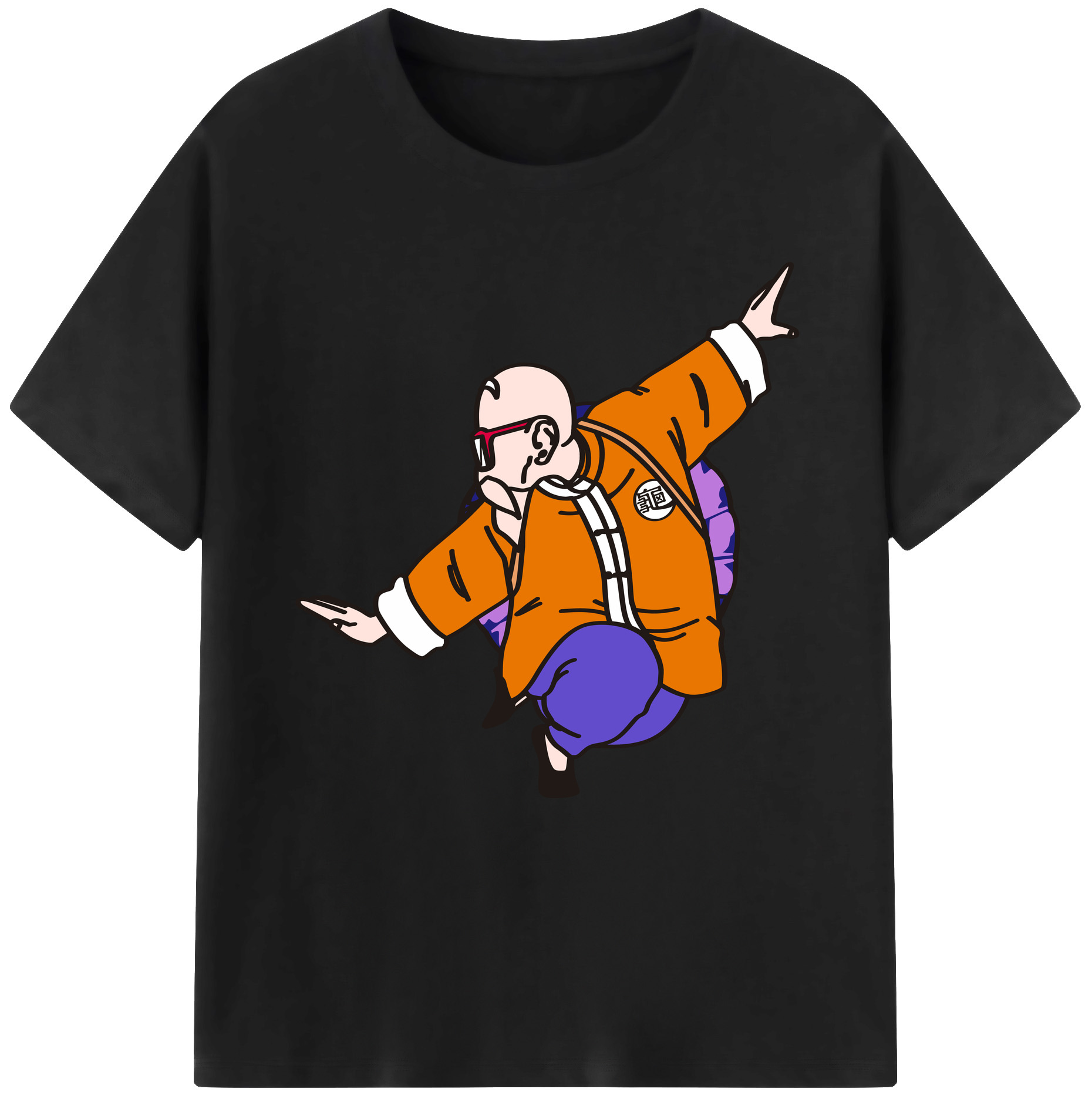 （画像用） ドラゴンボール 亀仙人（かめせんにん） DRAGON BALL Master Roshi Kame Sennin 綿100％半袖Tシャツ（フロントプリント）