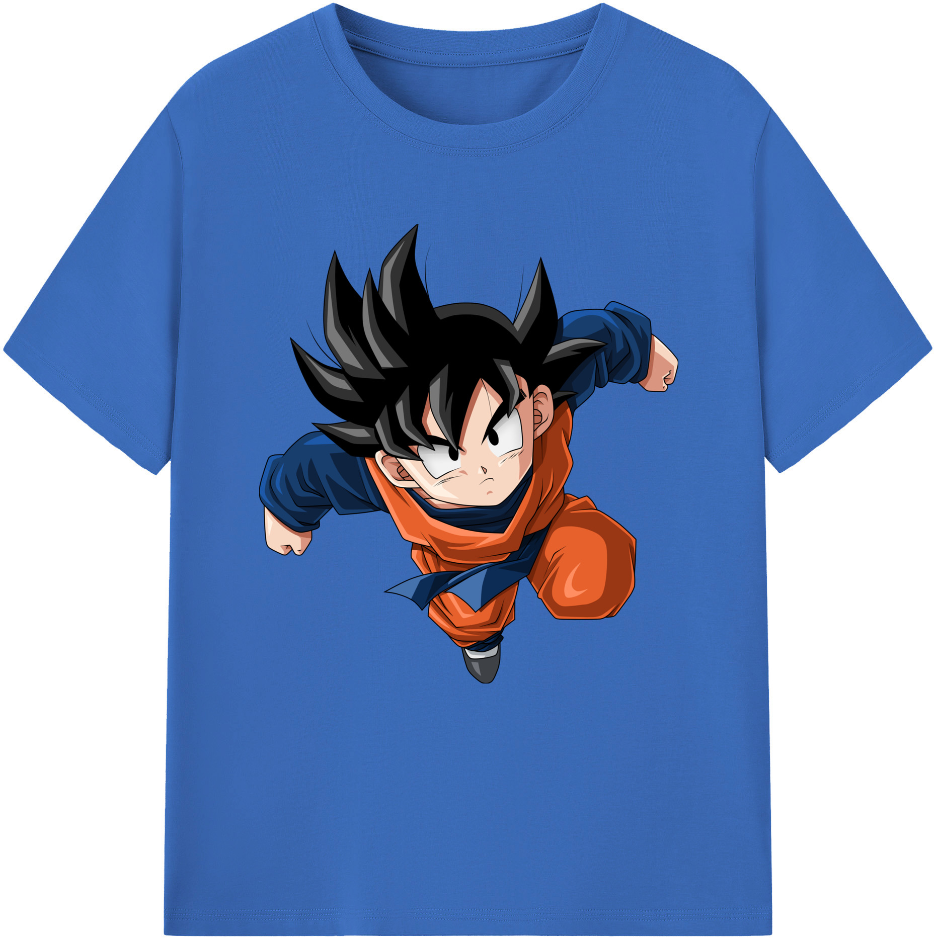 （画像用） ドラゴンボール 孫悟空（そん ごくう）Son Goku カカロット DRAGON BALL Kakarotto 綿100％半袖Tシャツ（フロントプリント）