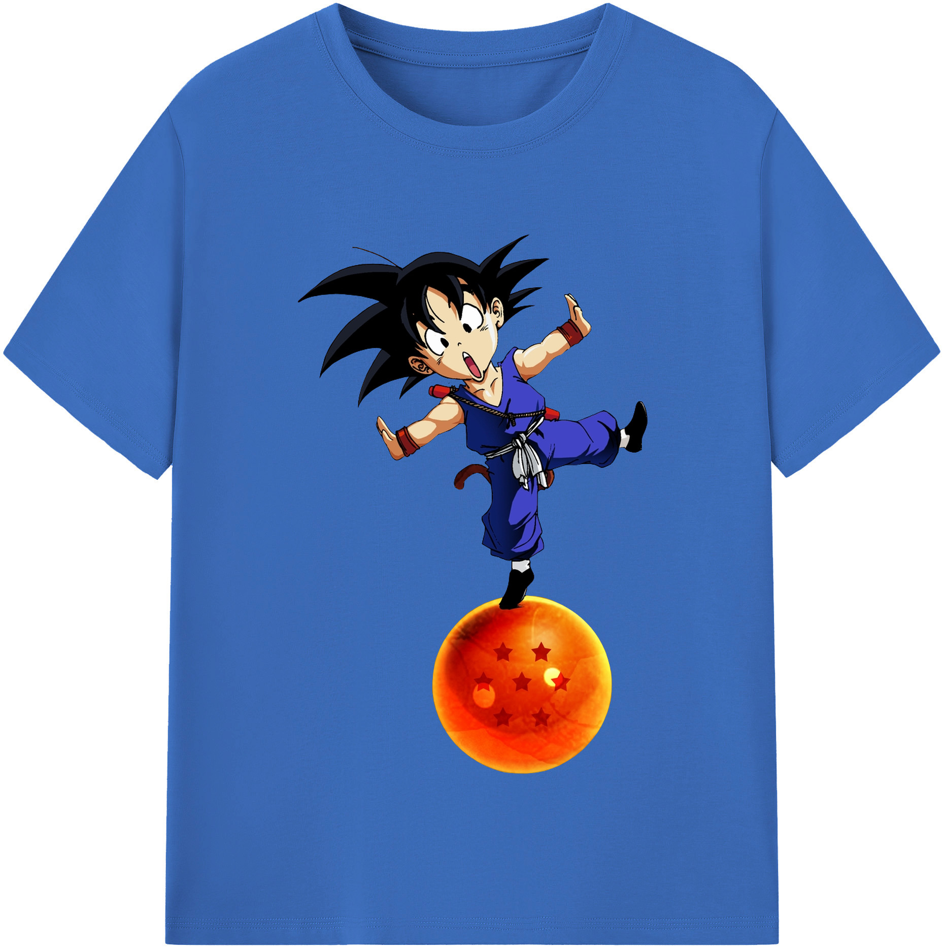 （画像用） ドラゴンボール 孫悟空（そん ごくう）Son Goku カカロット DRAGON BALL Kakarotto 綿100％半袖Tシャツ（フロントプリント）