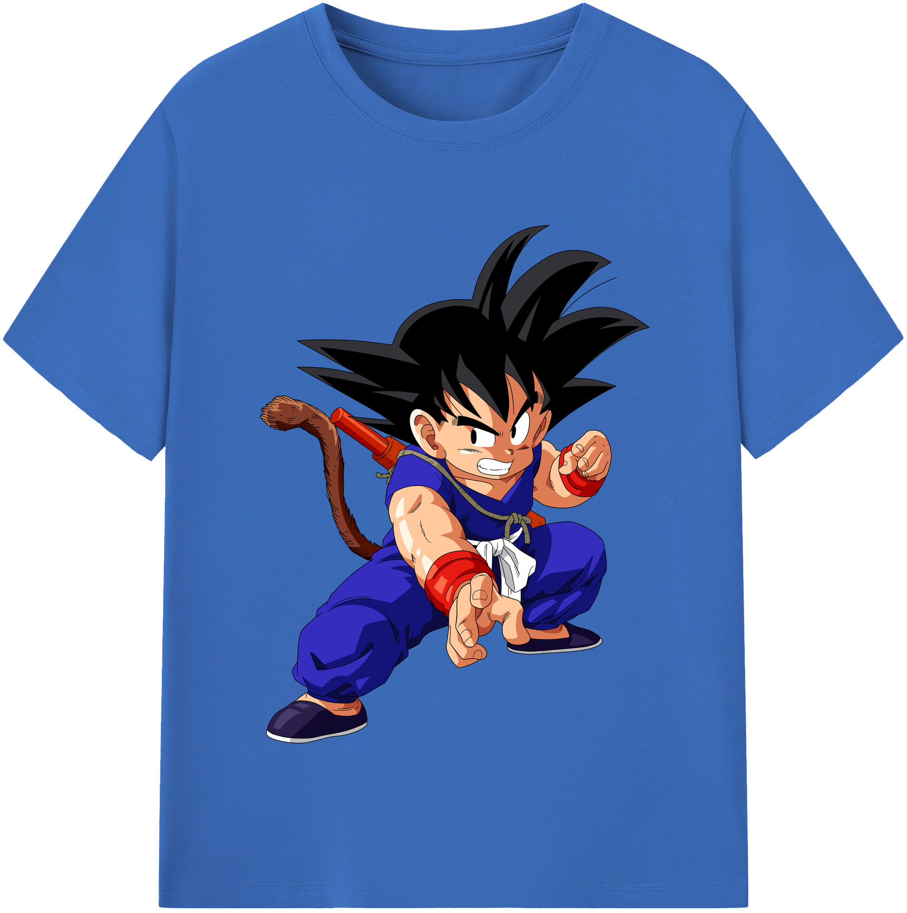 （画像用） ドラゴンボール 孫悟空（そん ごくう）Son Goku カカロット DRAGON BALL Kakarotto 綿100％半袖Tシャツ（フロントプリント）