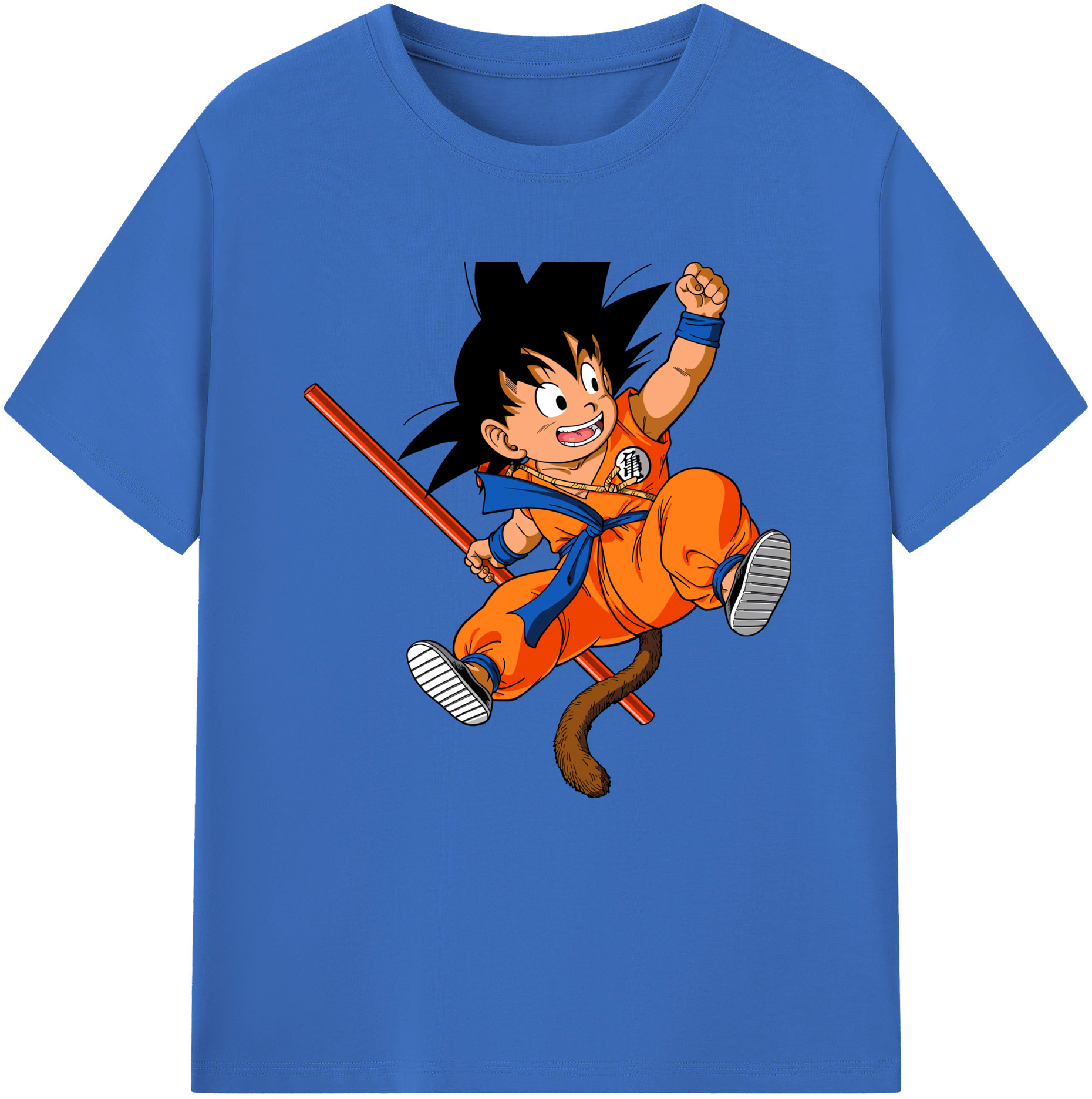 （画像用） ドラゴンボール 孫悟空（そん ごくう）Son Goku カカロット DRAGON BALL Kakarotto 綿100％半袖Tシャツ（フロントプリント）