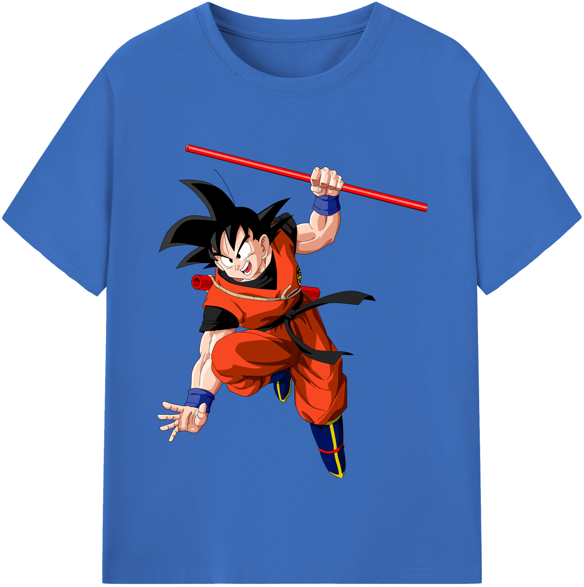 （画像用） ドラゴンボール 孫悟空（そん ごくう）Son Goku カカロット DRAGON BALL Kakarotto 綿100％半袖Tシャツ（フロントプリント）