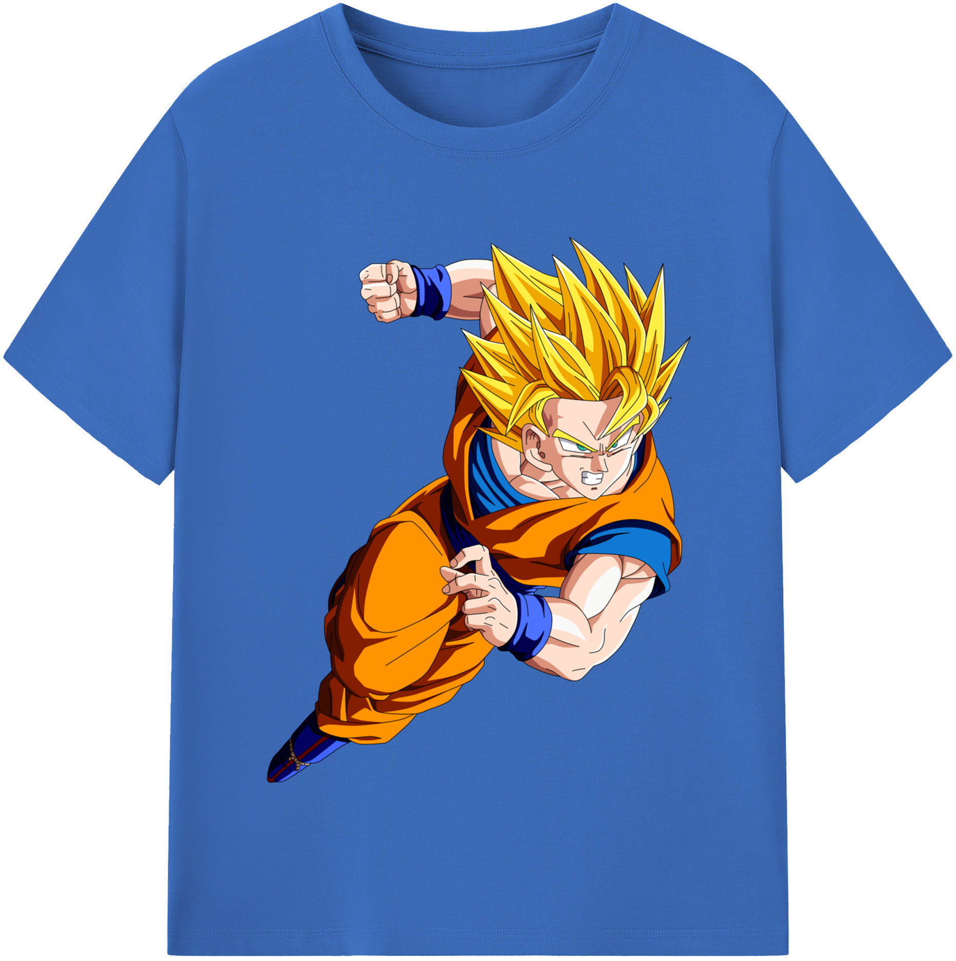 （画像用） ドラゴンボール 孫悟空（そん ごくう）Son Goku カカロット DRAGON BALL Kakarotto 綿100％半袖Tシャツ（フロントプリント）