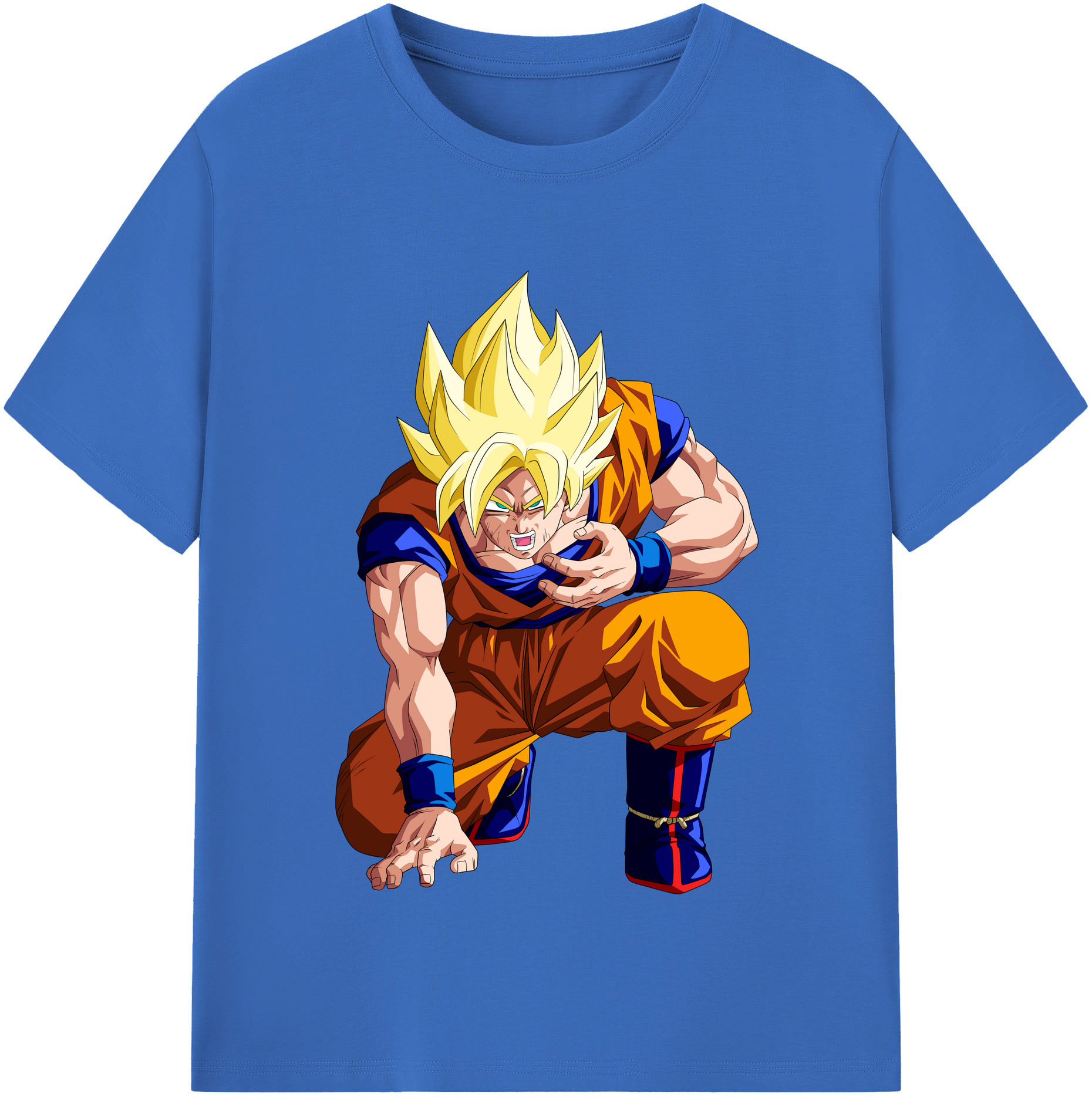 （画像用） ドラゴンボール 孫悟空（そん ごくう）Son Goku カカロット DRAGON BALL Kakarotto 綿100％半袖Tシャツ（フロントプリント）
