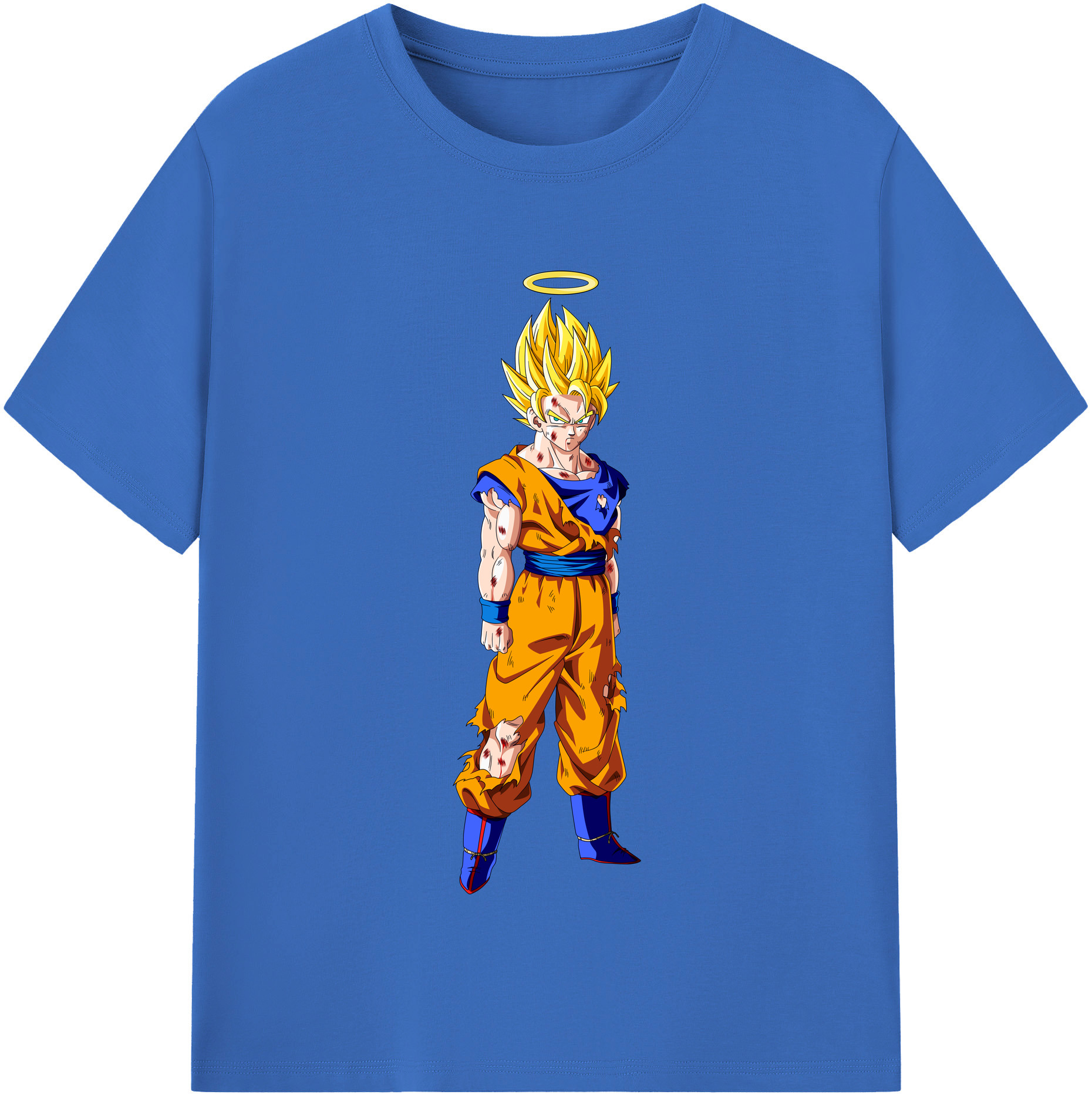 （画像用） ドラゴンボール 孫悟空（そん ごくう）Son Goku カカロット DRAGON BALL Kakarotto 綿100％半袖Tシャツ（フロントプリント）