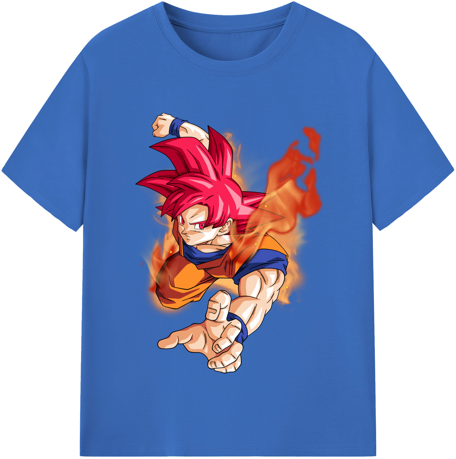 （画像用） ドラゴンボール 孫悟空（そん ごくう）Son Goku カカロット DRAGON BALL Kakarotto 綿100％半袖Tシャツ（フロントプリント）