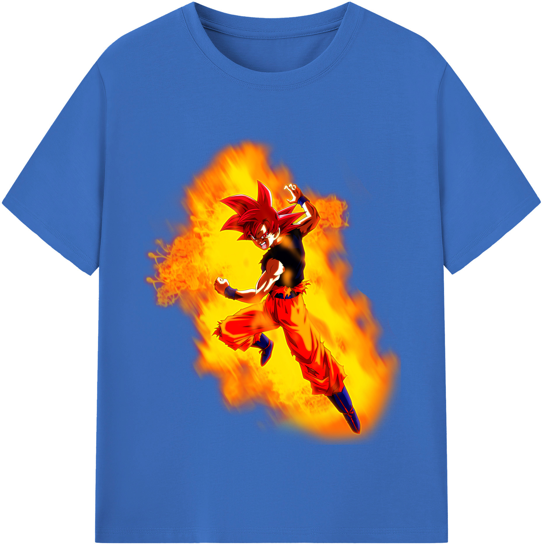 （画像用） ドラゴンボール 孫悟空（そん ごくう）Son Goku カカロット DRAGON BALL Kakarotto 綿100％半袖Tシャツ（フロントプリント）