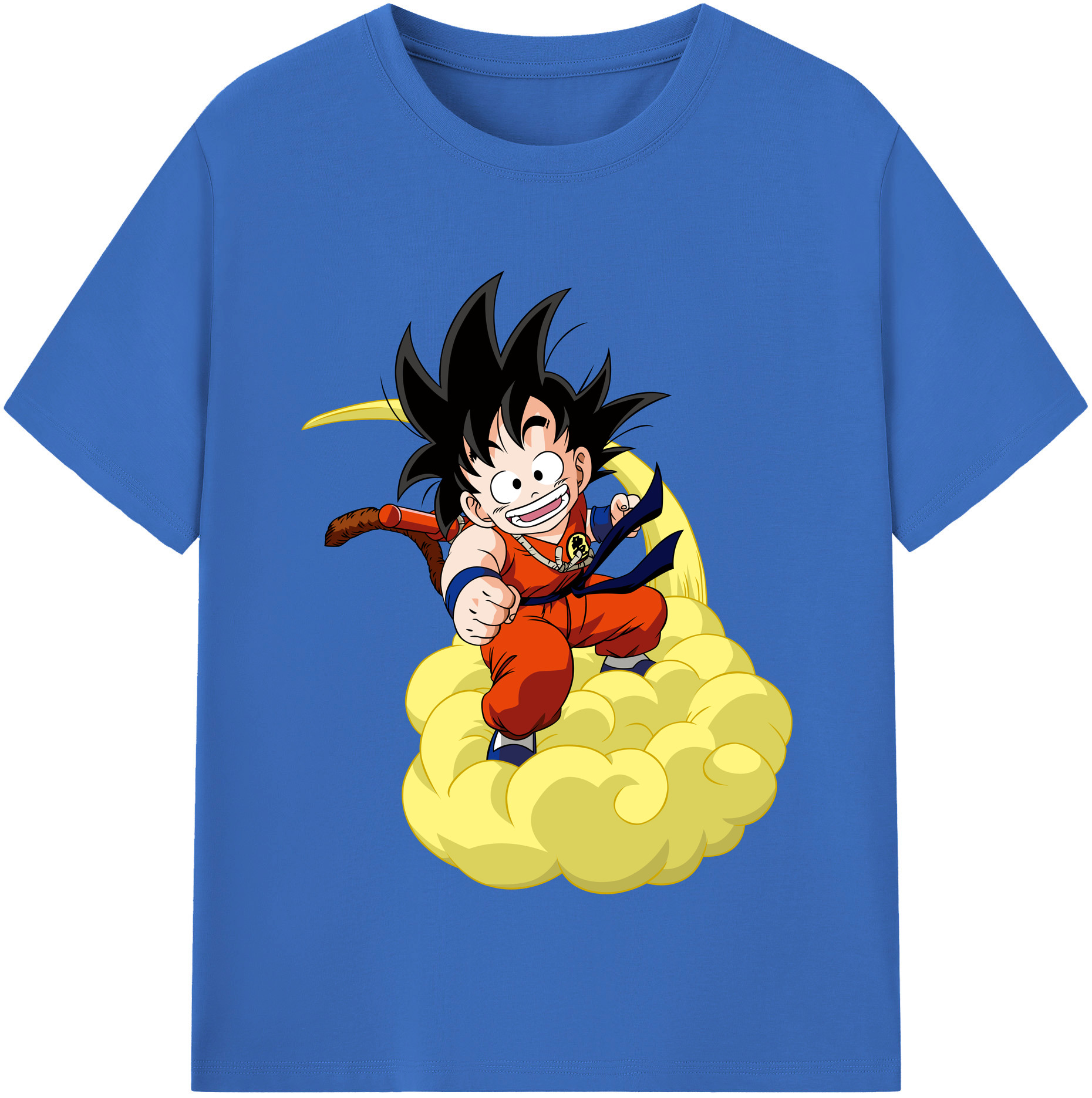 （画像用） ドラゴンボール 孫悟空（そん ごくう）Son Goku カカロット DRAGON BALL Kakarotto 綿100％半袖Tシャツ（フロントプリント）