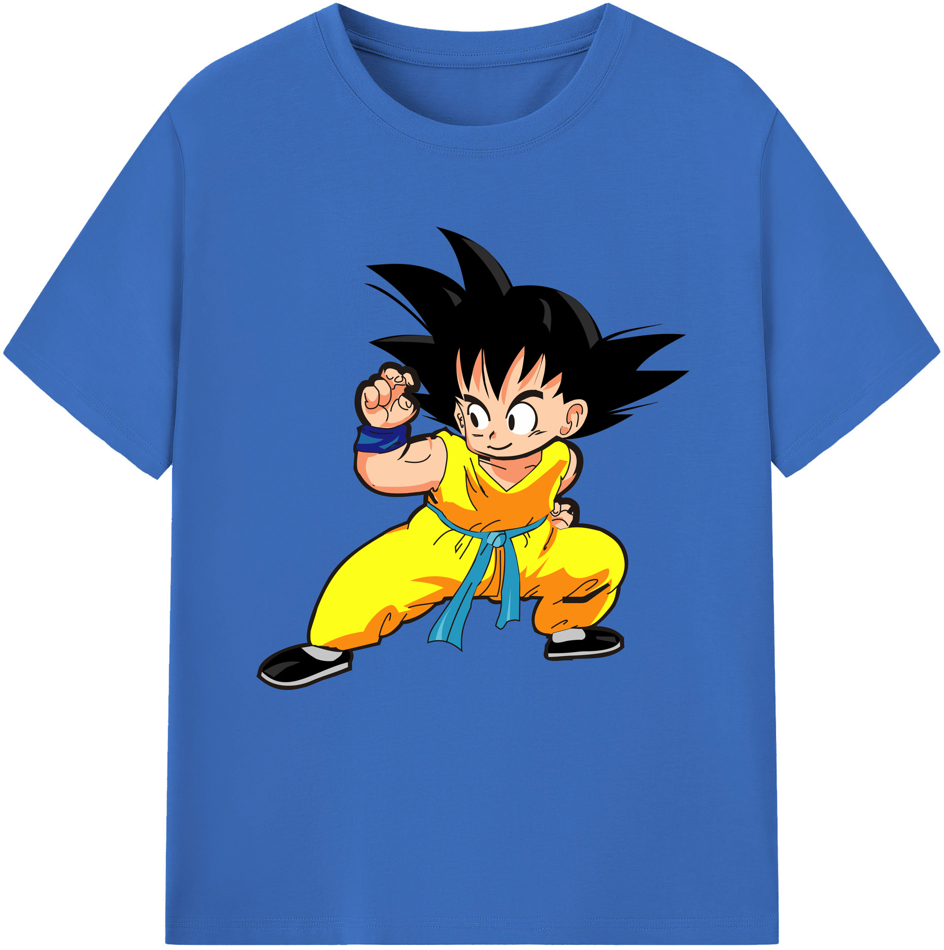 （画像用） ドラゴンボール 孫悟空（そん ごくう）Son Goku カカロット DRAGON BALL Kakarotto 綿100％半袖Tシャツ（フロントプリント）