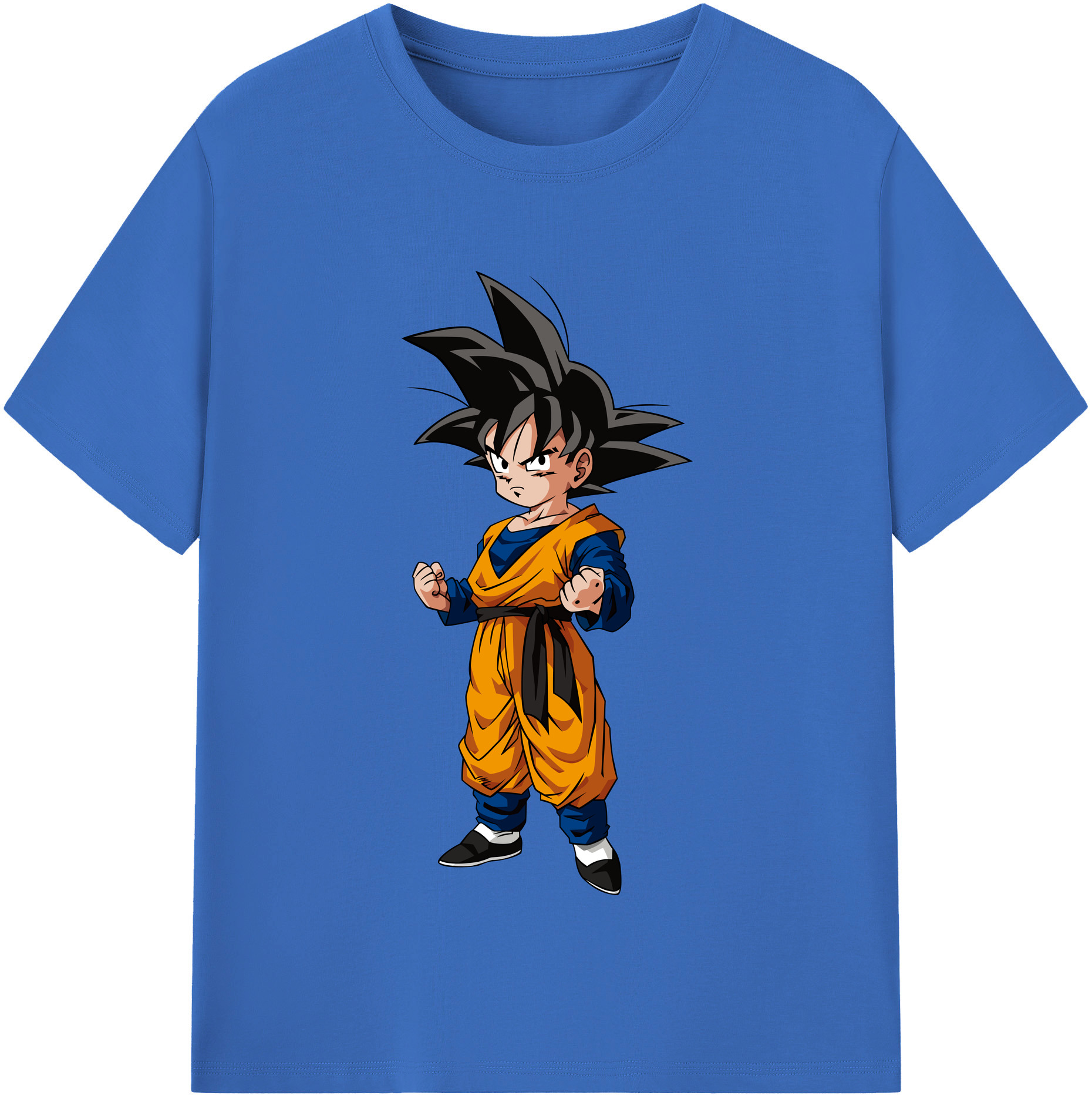 （画像用） ドラゴンボール 孫悟空（そん ごくう）Son Goku カカロット DRAGON BALL Kakarotto 綿100％半袖Tシャツ（フロントプリント）
