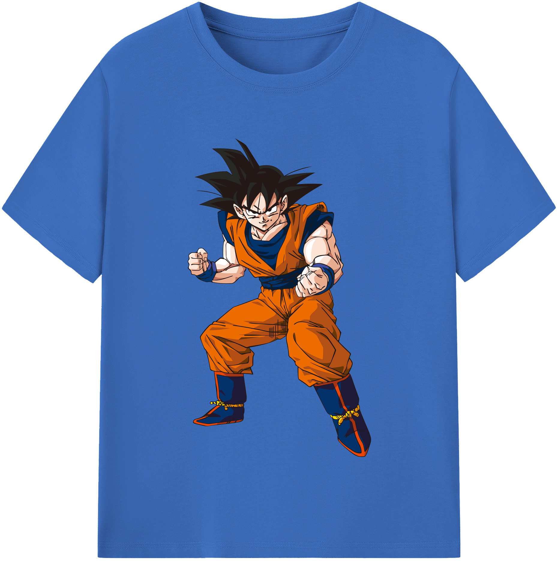 （画像用） ドラゴンボール 孫悟空（そん ごくう）Son Goku カカロット DRAGON BALL Kakarotto 綿100％半袖Tシャツ（フロントプリント）