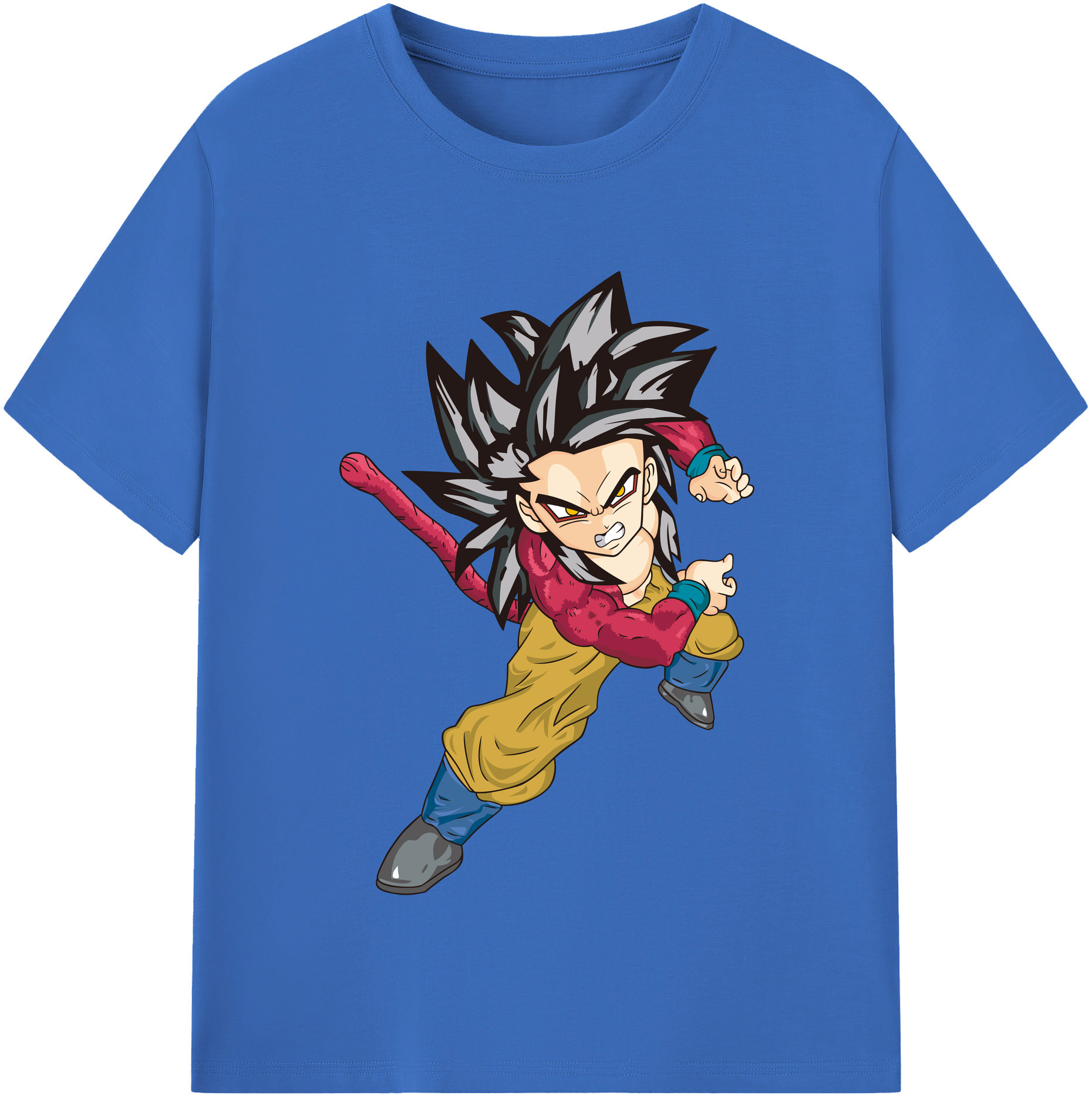 （画像用） ドラゴンボール 孫悟空（そん ごくう）Son Goku カカロット DRAGON BALL Kakarotto 綿100％半袖Tシャツ（フロントプリント）