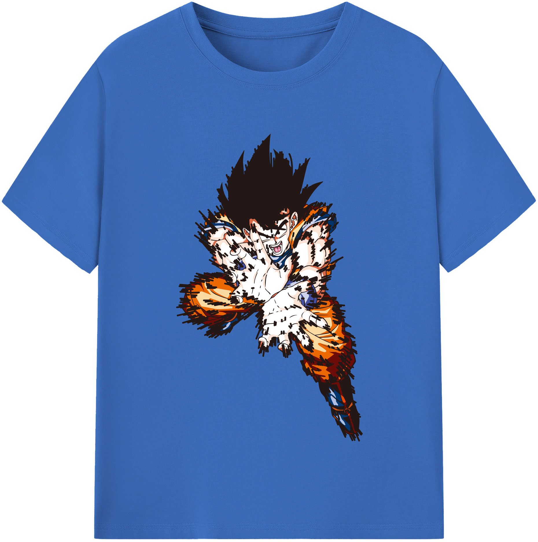 （画像用） ドラゴンボール 孫悟空（そん ごくう）Son Goku カカロット DRAGON BALL Kakarotto 綿100％半袖Tシャツ（フロントプリント）