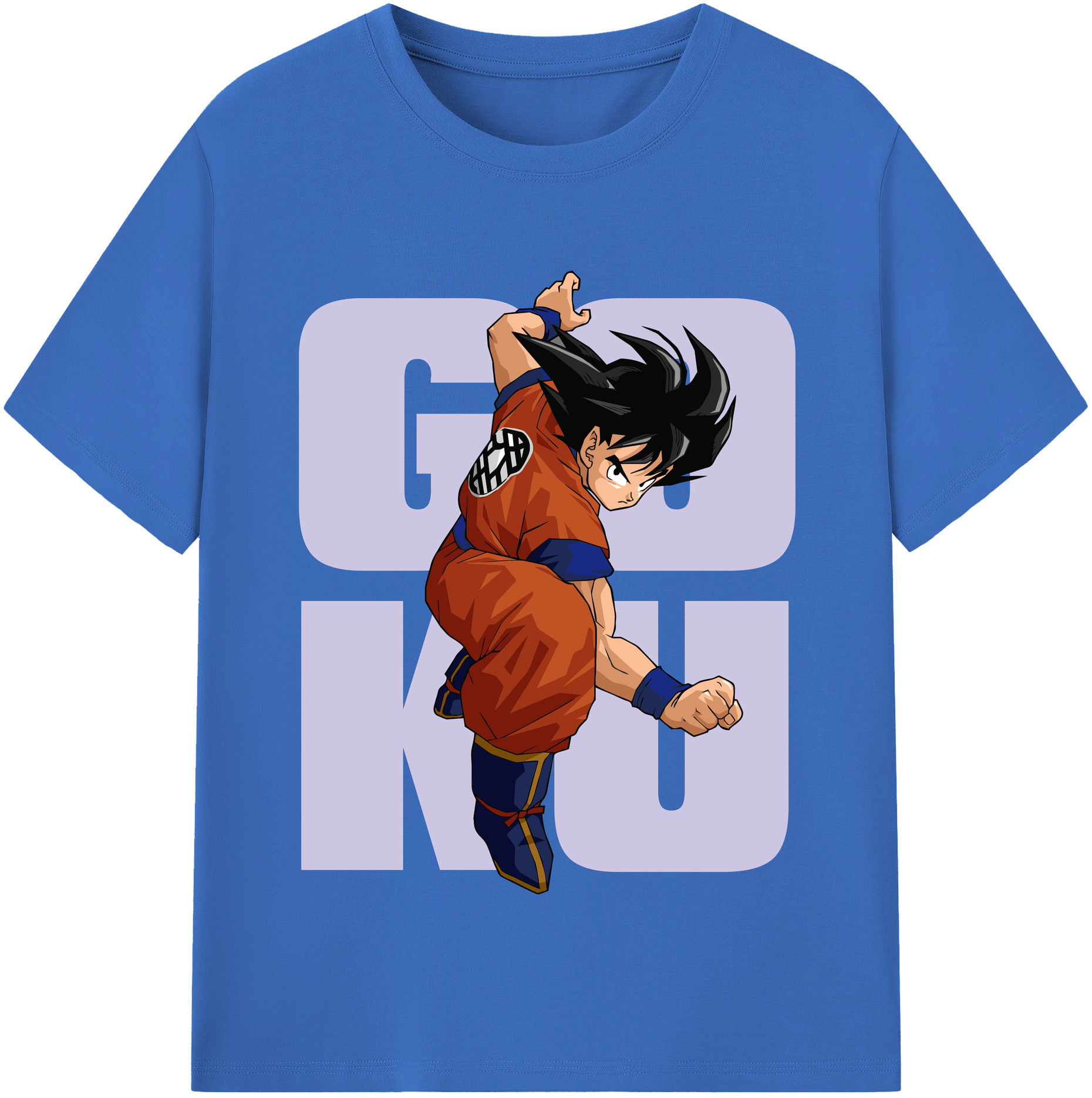 （画像用） ドラゴンボール 孫悟空（そん ごくう）Son Goku カカロット DRAGON BALL Kakarotto 綿100％半袖Tシャツ（フロントプリント）