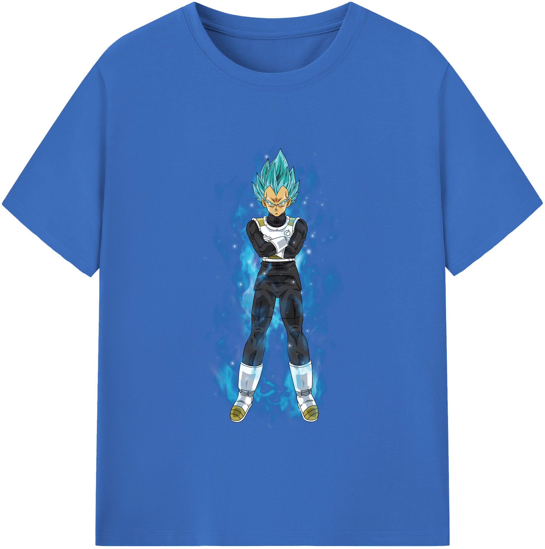 （画像用） ドラゴンボール ベジータ四世（Bejīta Yonsei）DRAGON BALL Vegeta IV 綿100％半袖Tシャツ（フロントプリント）