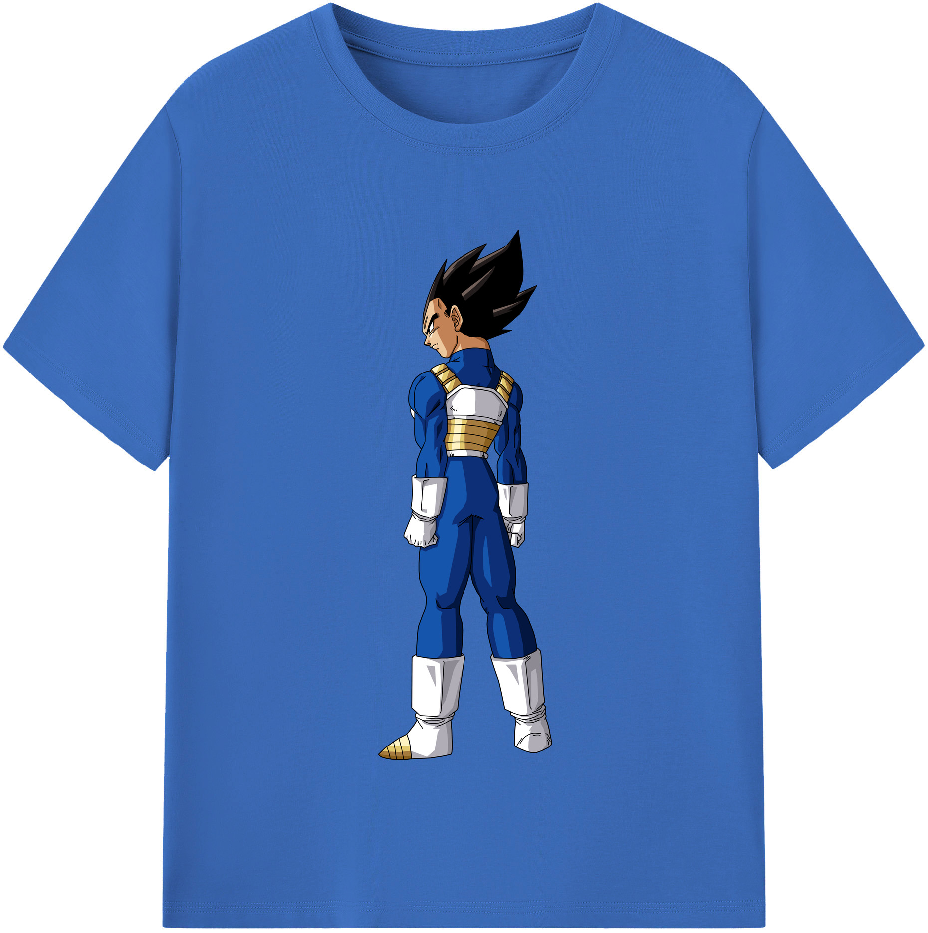 （画像用） ドラゴンボール ベジータ四世（Bejīta Yonsei）DRAGON BALL Vegeta IV 綿100％半袖Tシャツ（フロントプリント）