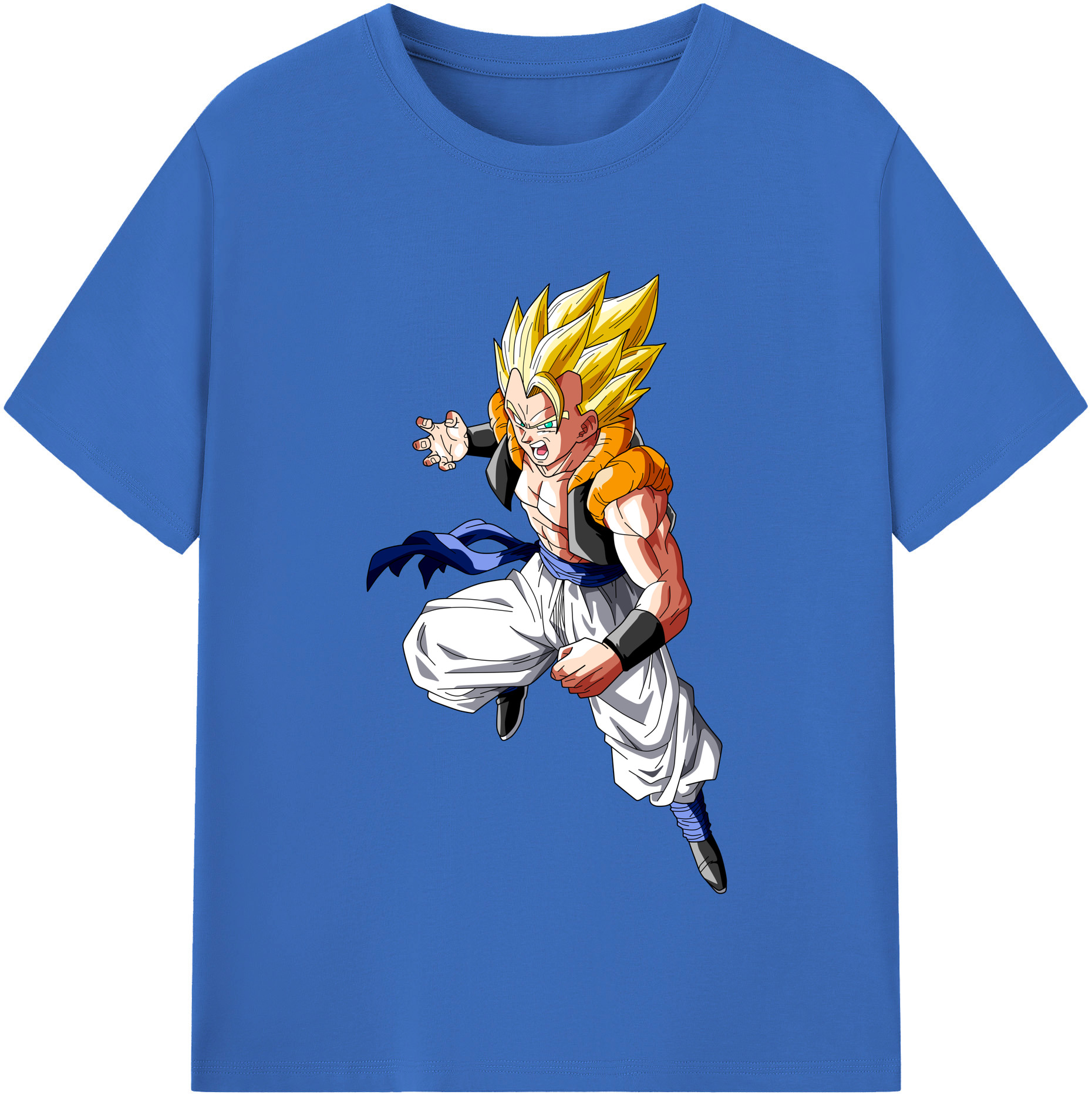 （画像用） ドラゴンボール ベジータ四世（Bejīta Yonsei）DRAGON BALL Vegeta IV 綿100％半袖Tシャツ（フロントプリント）