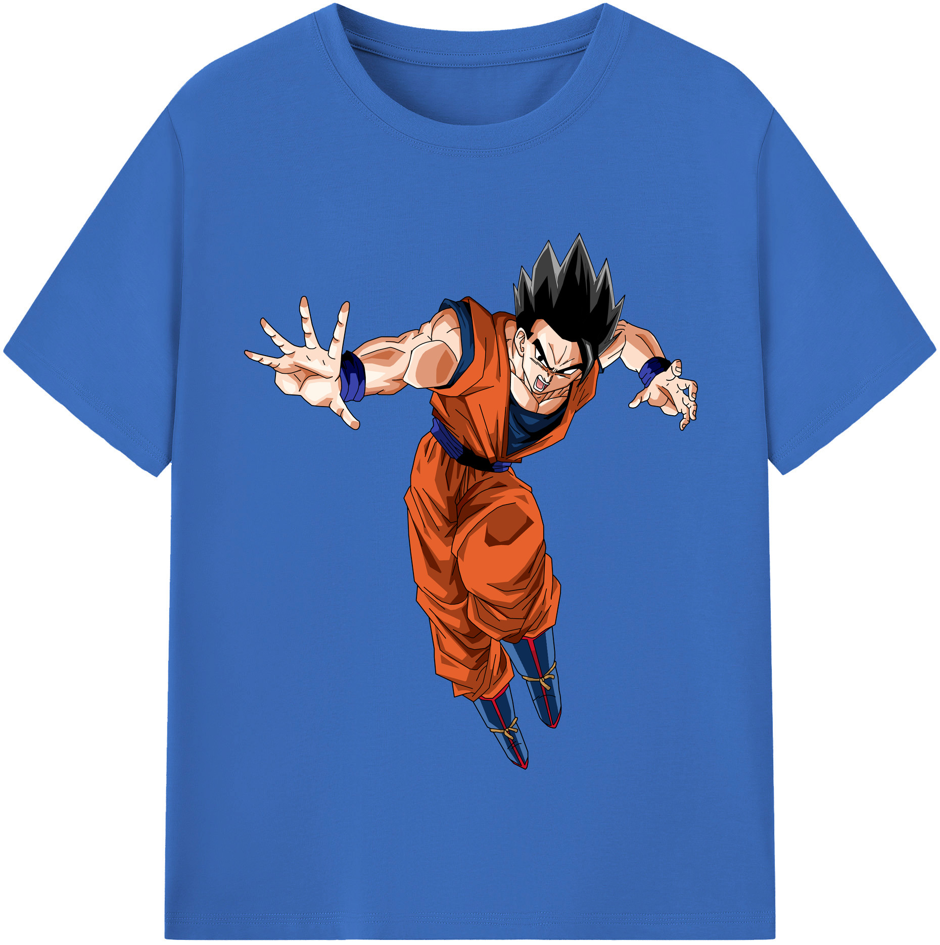 （画像用） ドラゴンボール 孫 悟飯（そんごはん）DRAGON BALL Son Gohan 綿100％半袖Tシャツ（フロントプリント）