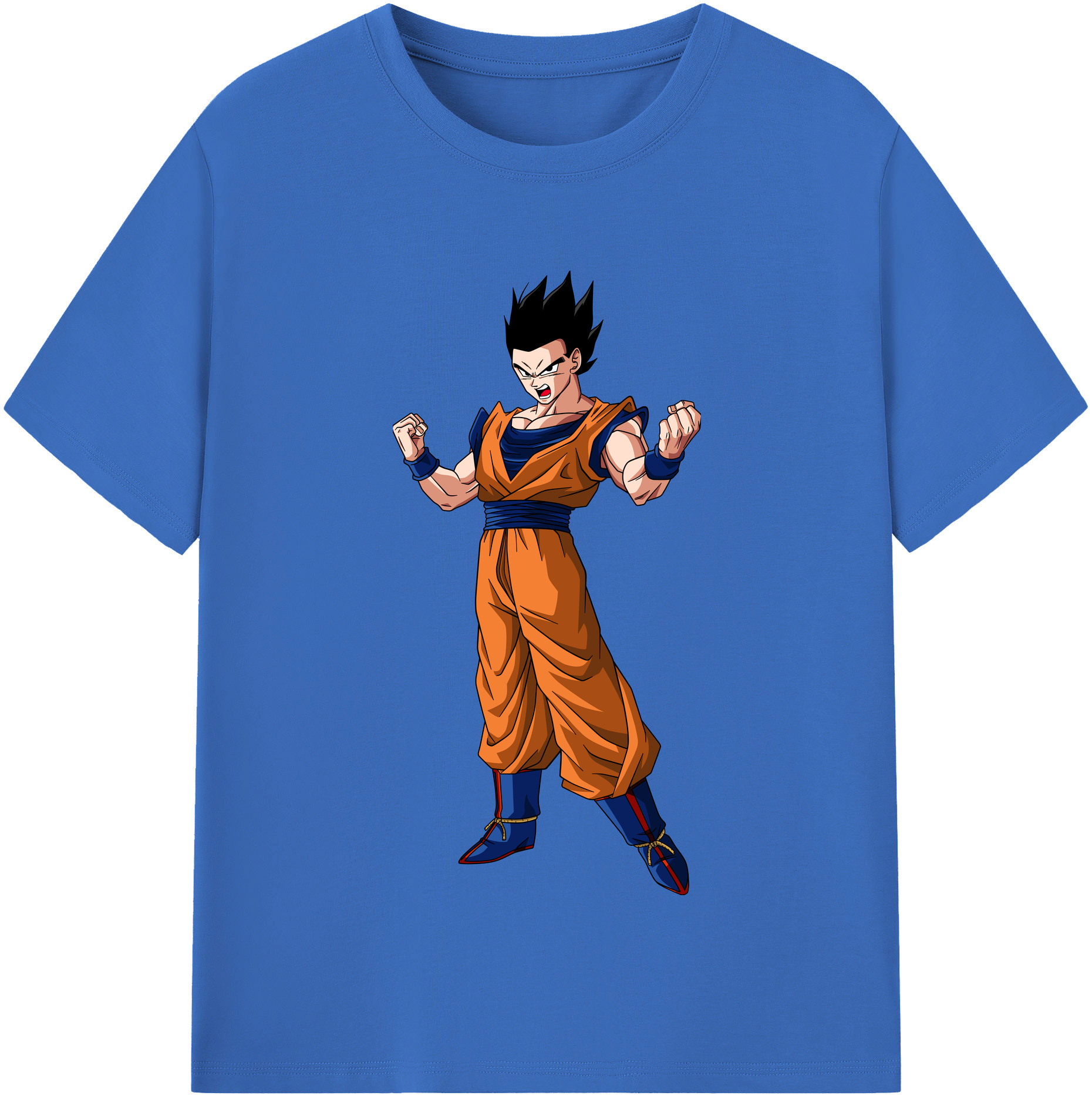 （画像用） ドラゴンボール 孫 悟飯（そんごはん）DRAGON BALL Son Gohan 綿100％半袖Tシャツ（フロントプリント）