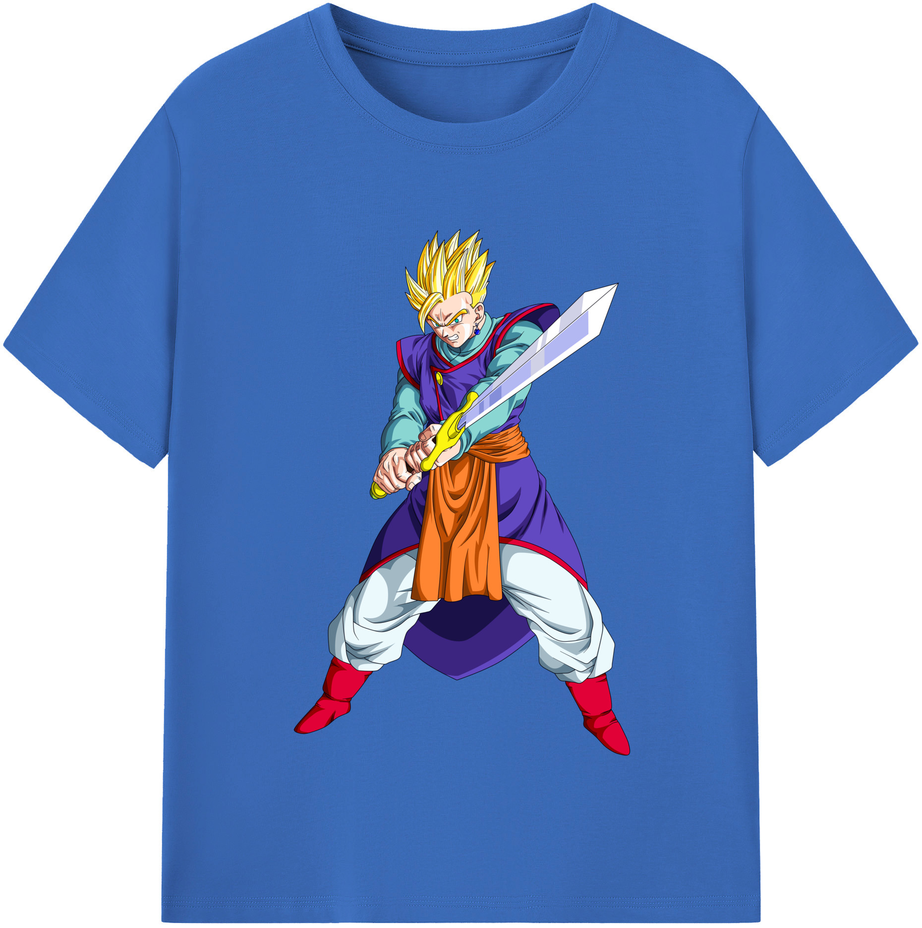 （画像用） ドラゴンボール 孫 悟飯（そんごはん）DRAGON BALL Son Gohan 綿100％半袖Tシャツ（フロントプリント）