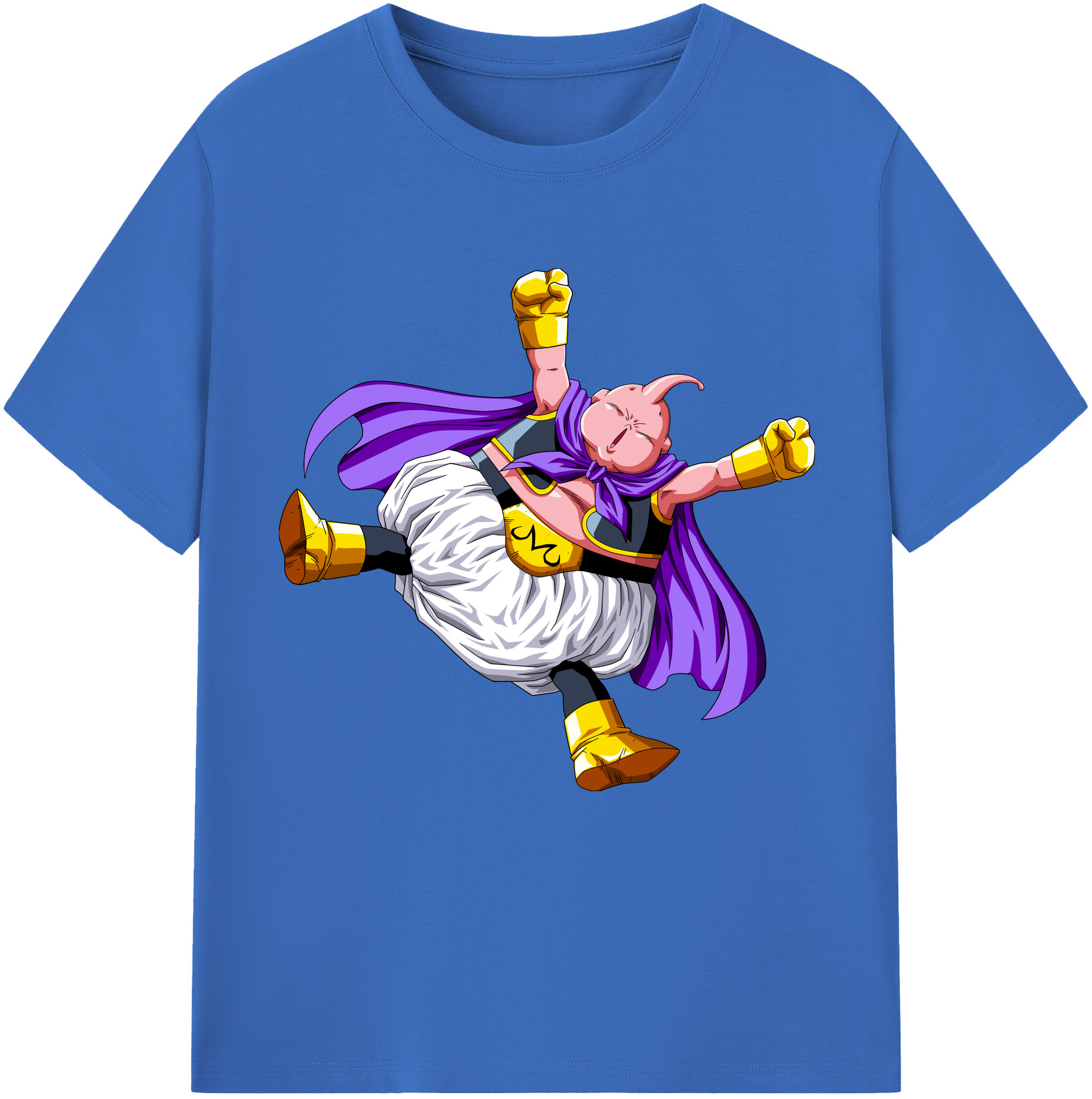 （画像用） ドラゴンボール 魔人ブウ DRAGON BALL Majin Buu 綿100％半袖Tシャツ（フロントプリント）