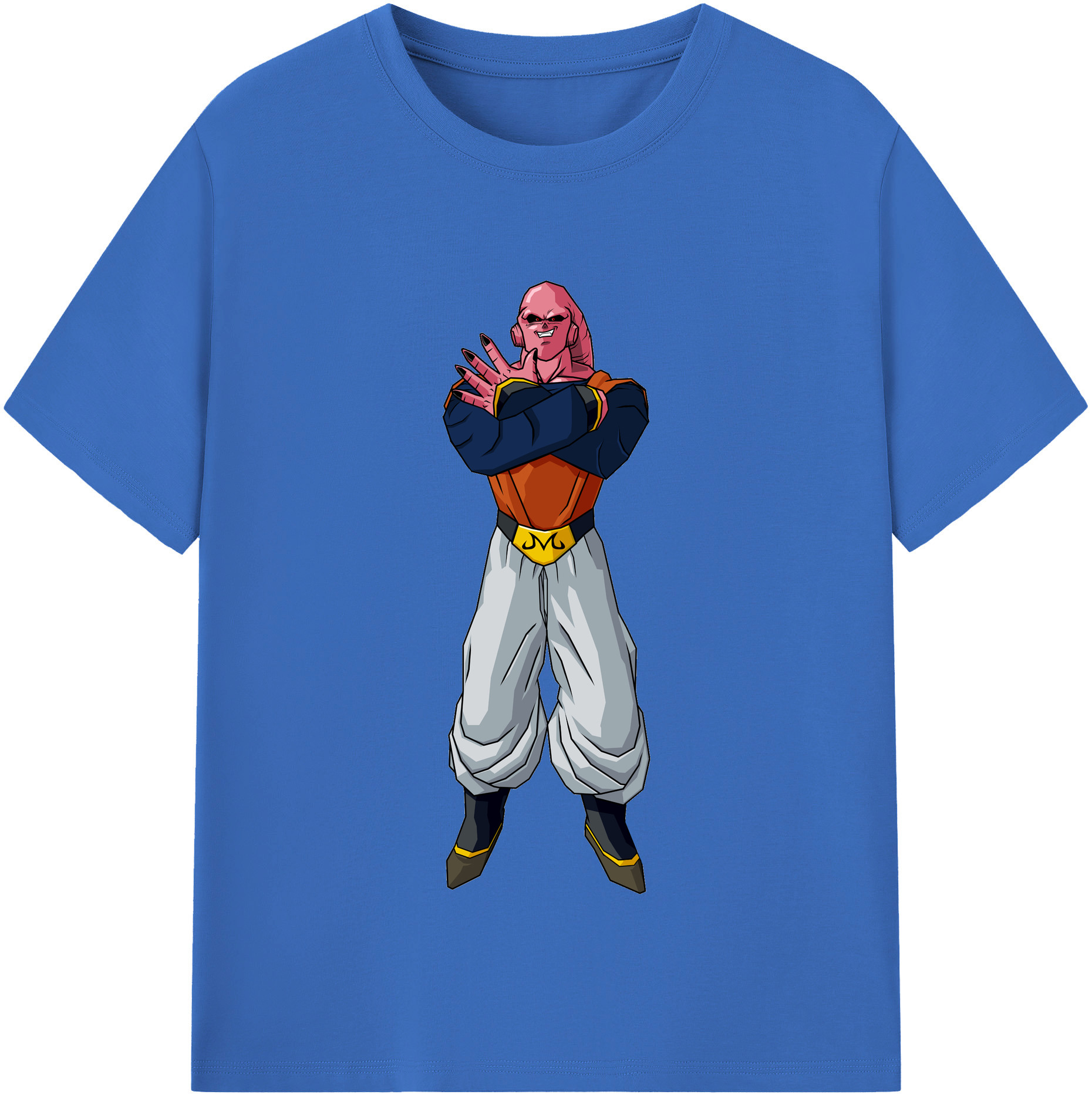 （画像用） ドラゴンボール 魔人ブウ DRAGON BALL Majin Buu 綿100％半袖Tシャツ（フロントプリント）