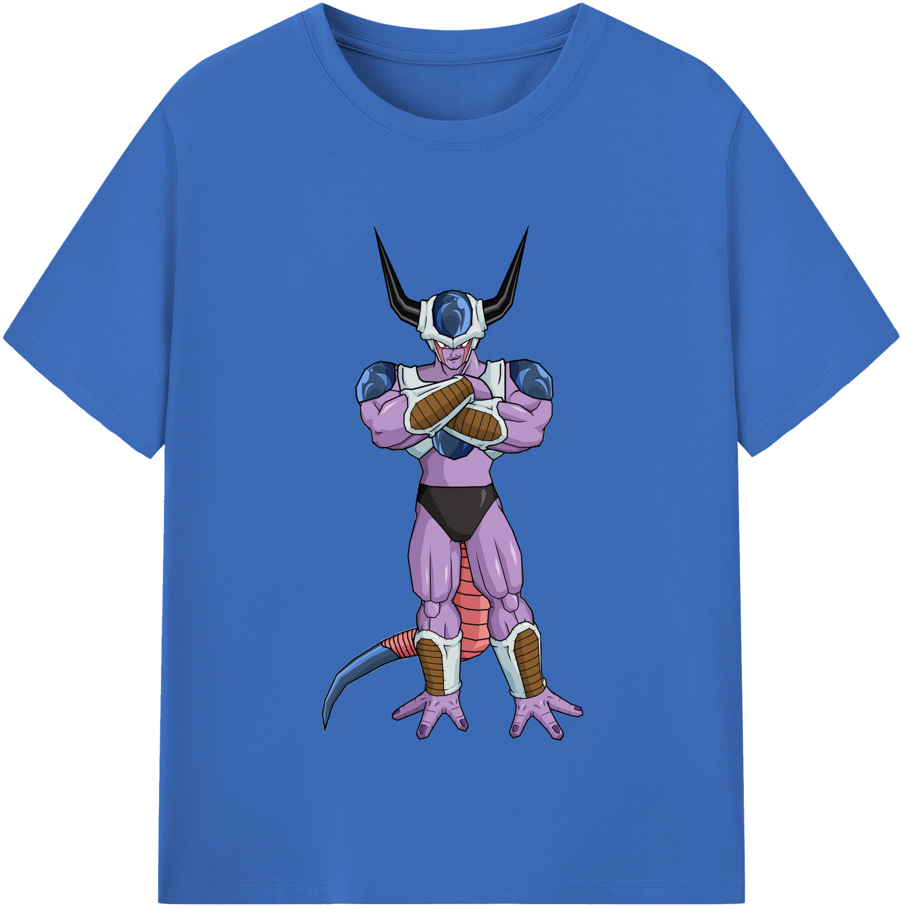 （画像用） ドラゴンボール フリーザ DRAGON BALL Frieza 綿100％半袖Tシャツ（フロントプリント）