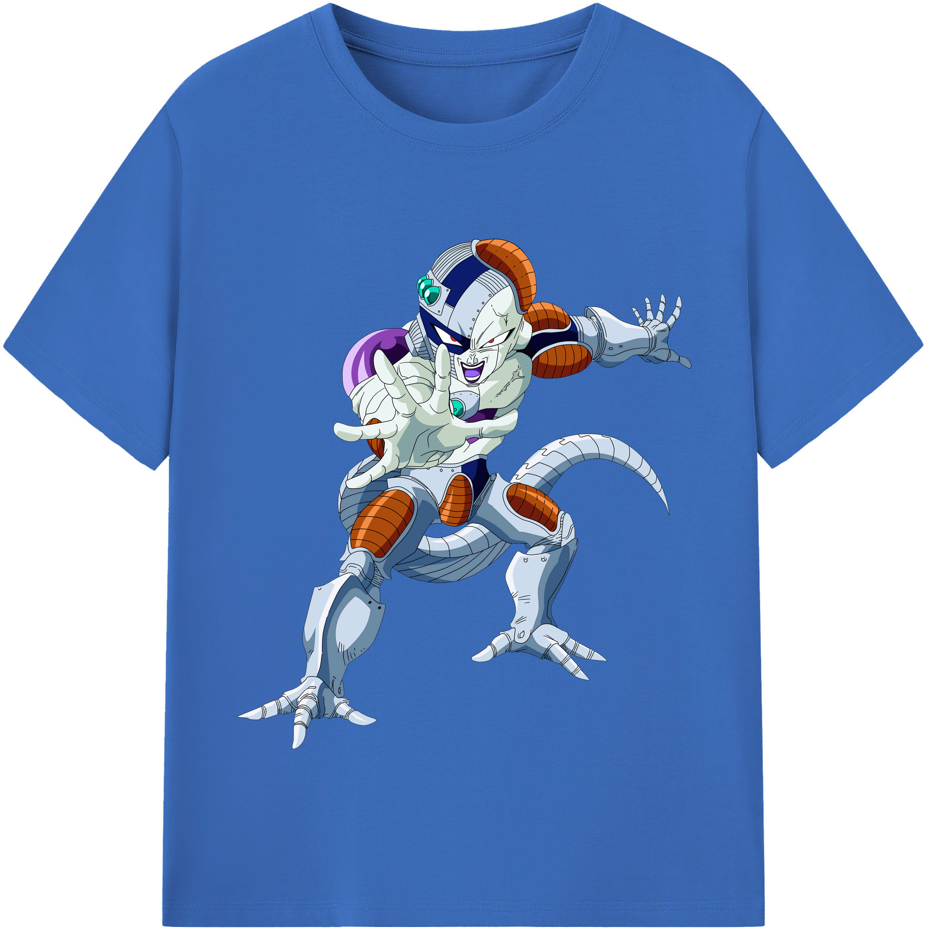 （画像用） ドラゴンボール フリーザ DRAGON BALL Frieza 綿100％半袖Tシャツ（フロントプリント）