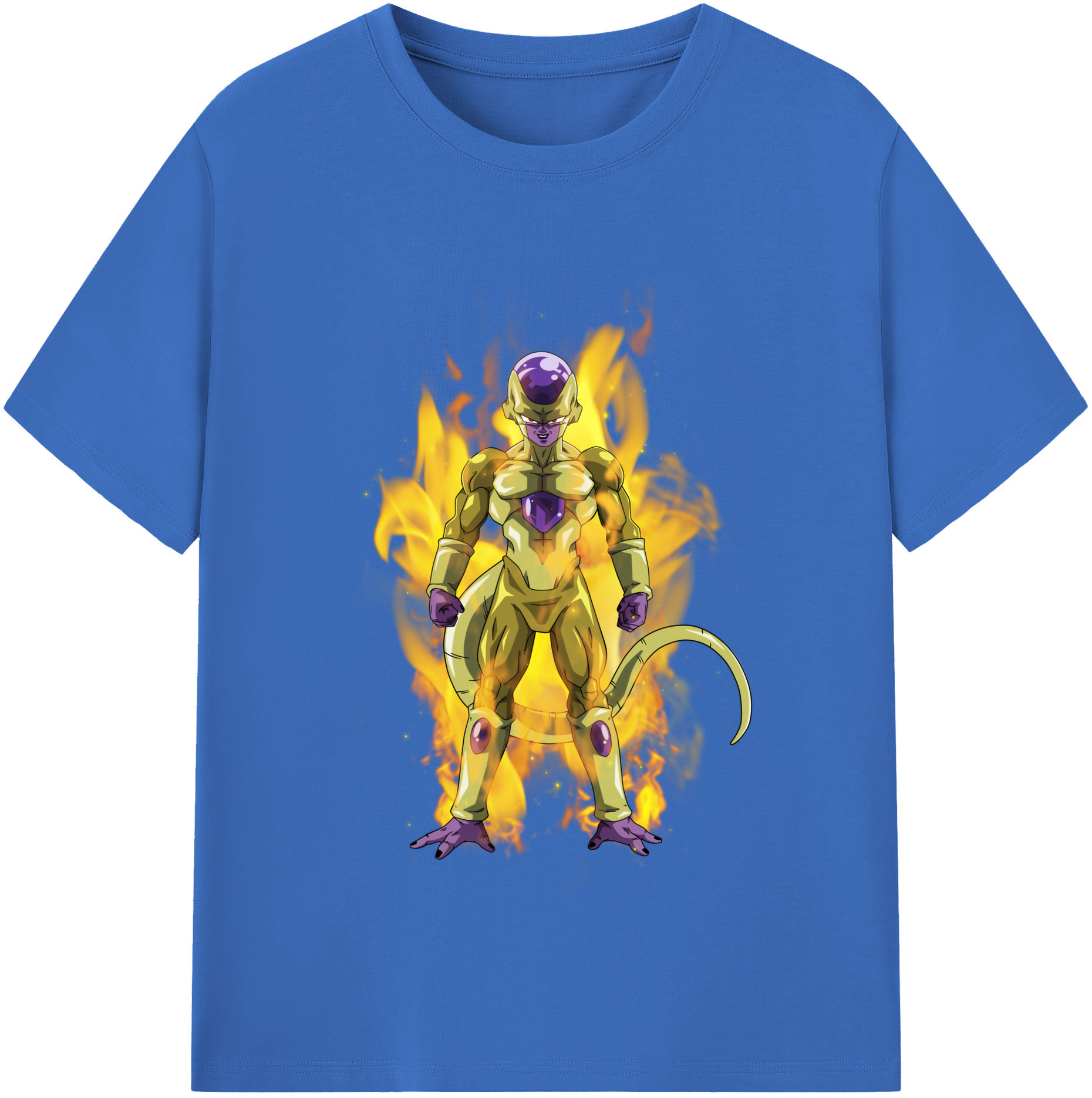 （画像用） ドラゴンボール フリーザ DRAGON BALL Frieza 綿100％半袖Tシャツ（フロントプリント）